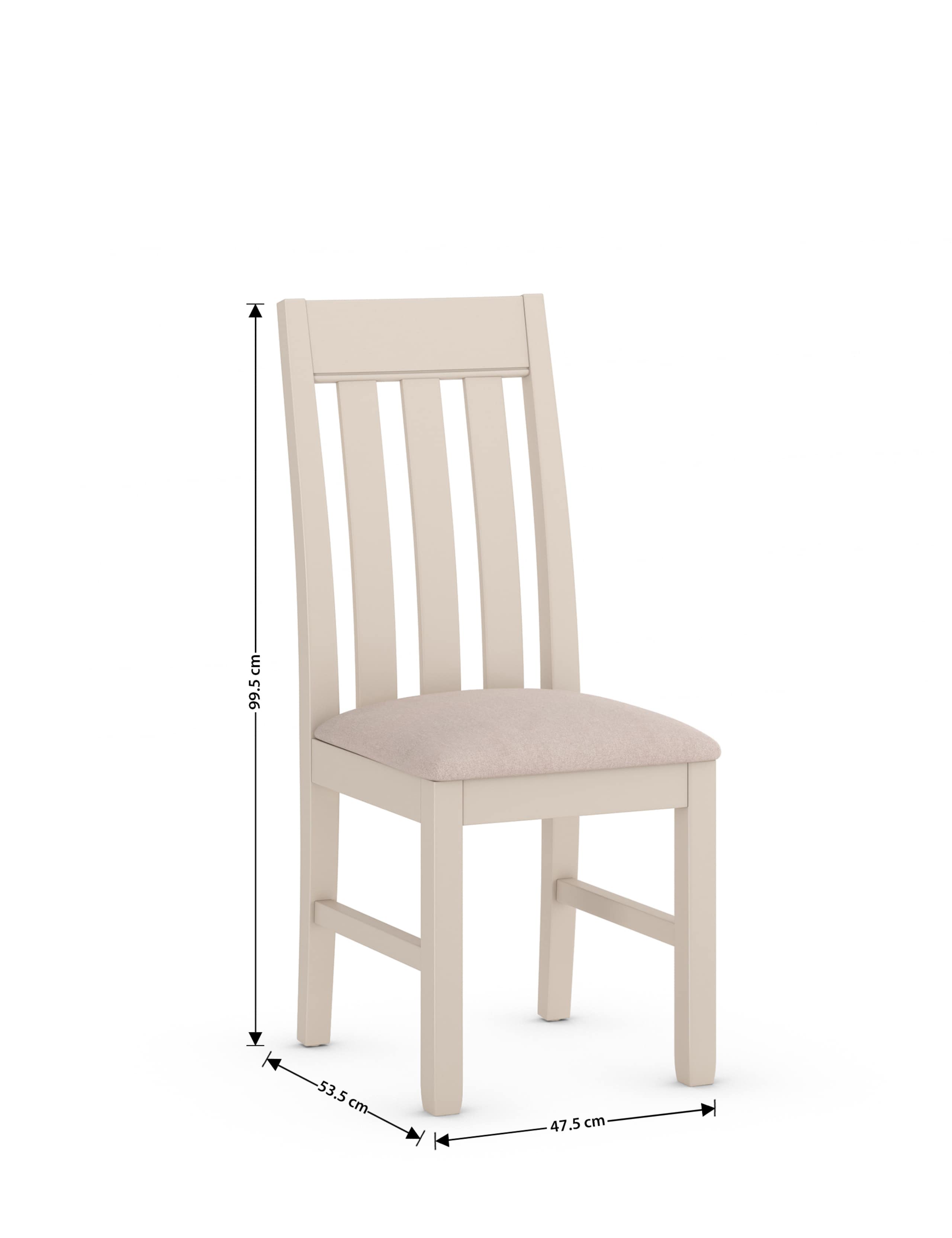 Set of 2 Padstow Putty Dining Chairs 8 of 10
