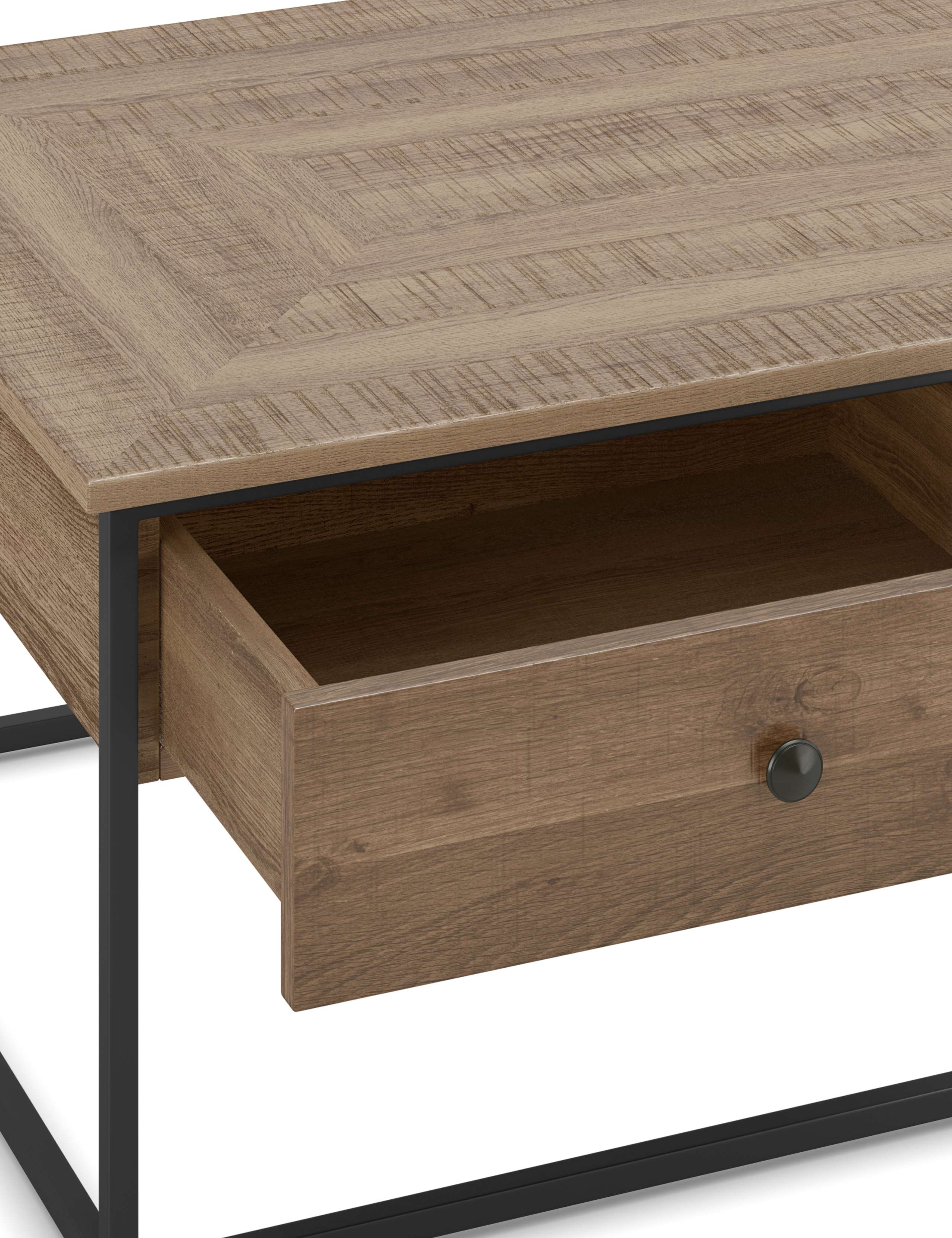 Sanford Parquet Storage Coffee Table 3 of 9
