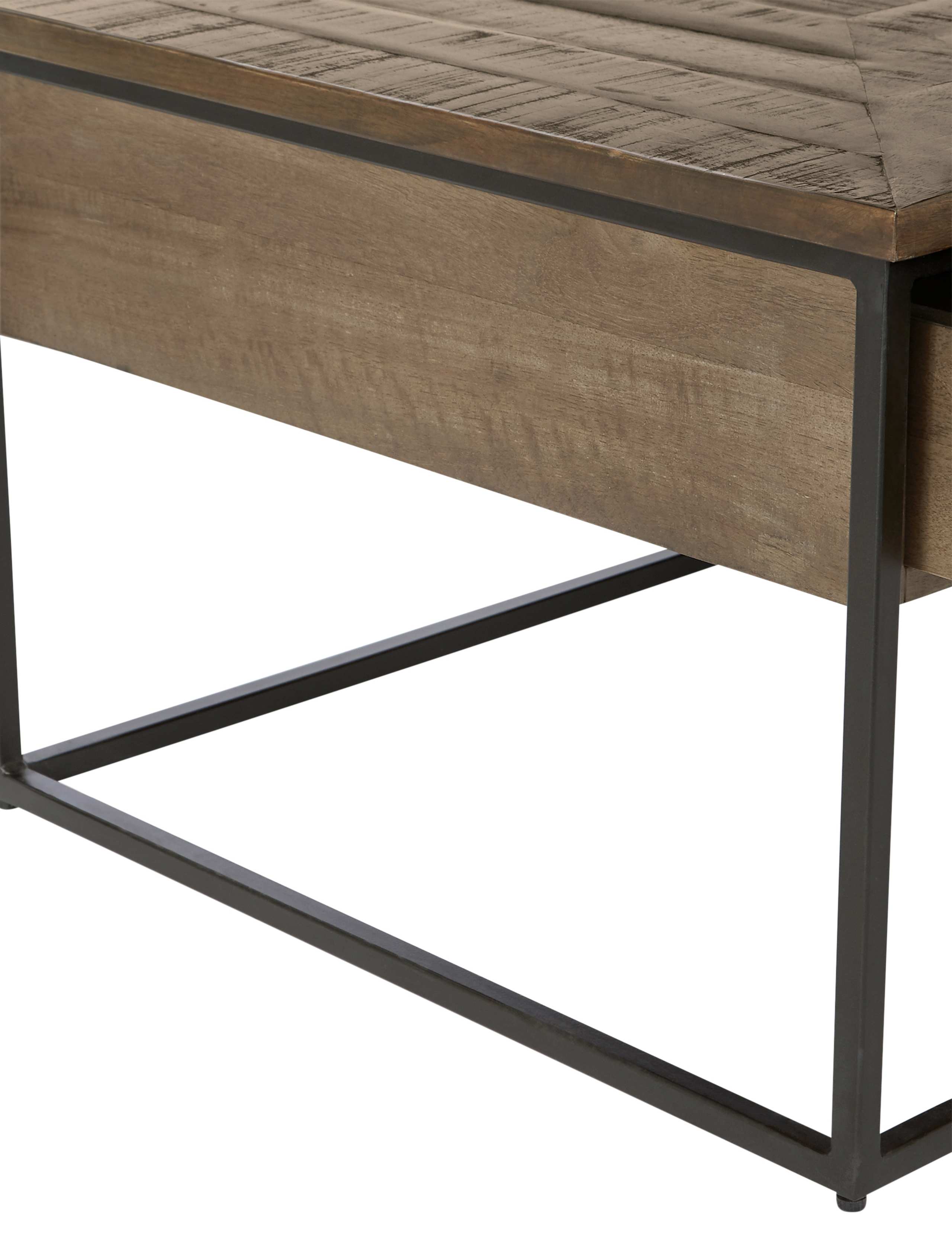 Sanford Parquet Storage Coffee Table 5 of 9