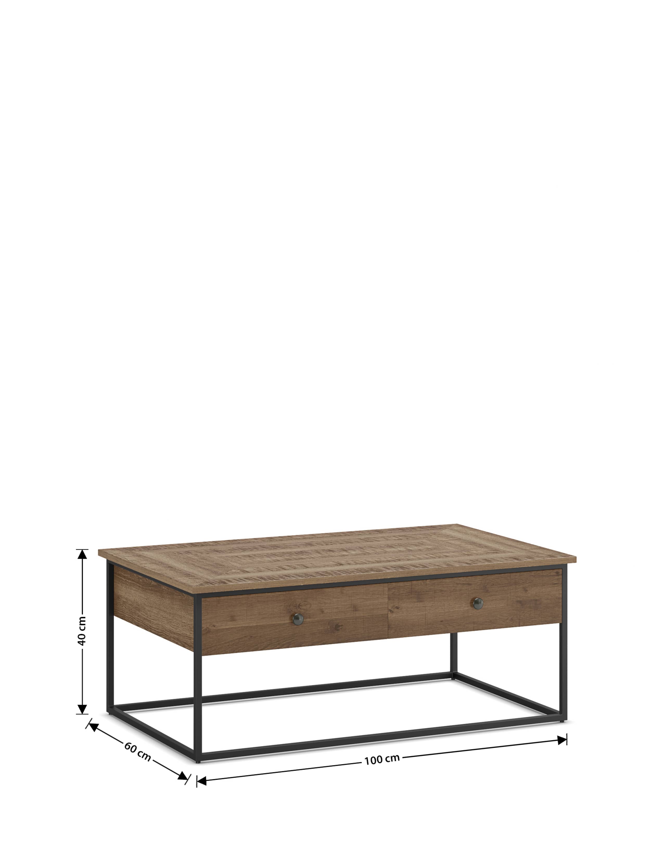 Sanford Parquet Storage Coffee Table 8 of 9