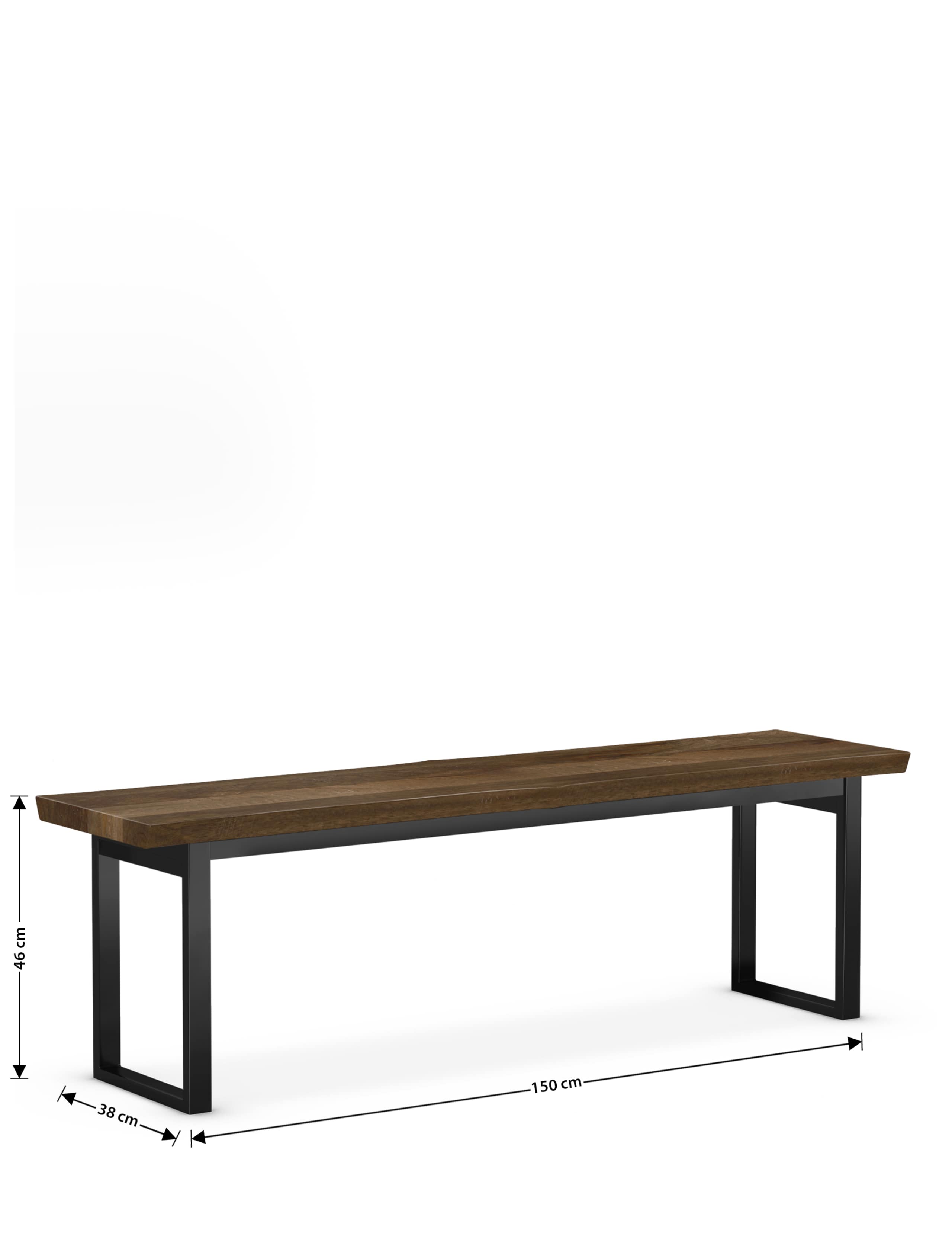 Sanford Live Edge Dining Bench 8 of 10