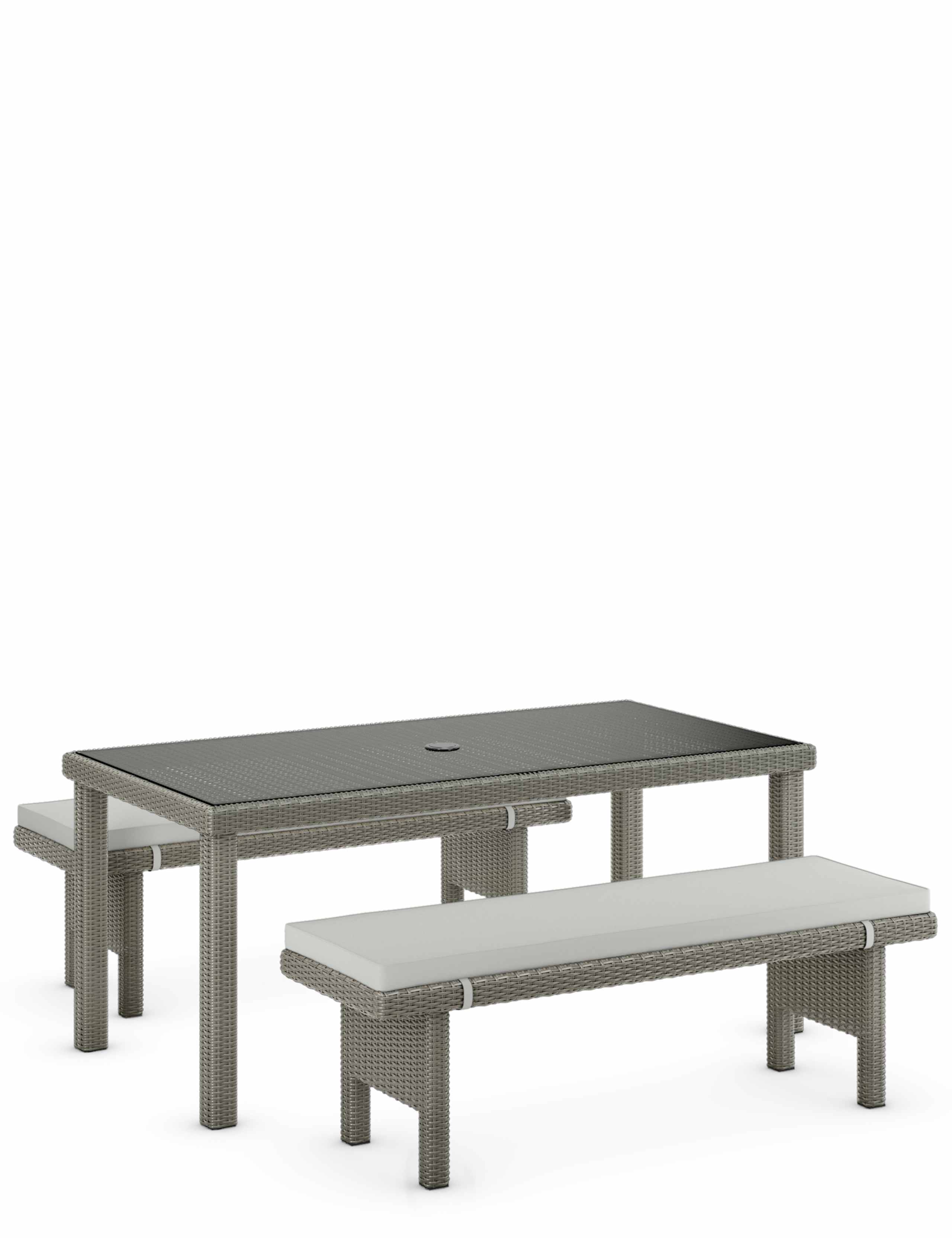 Marlow Garden Dining Table with Benches 1 of 6