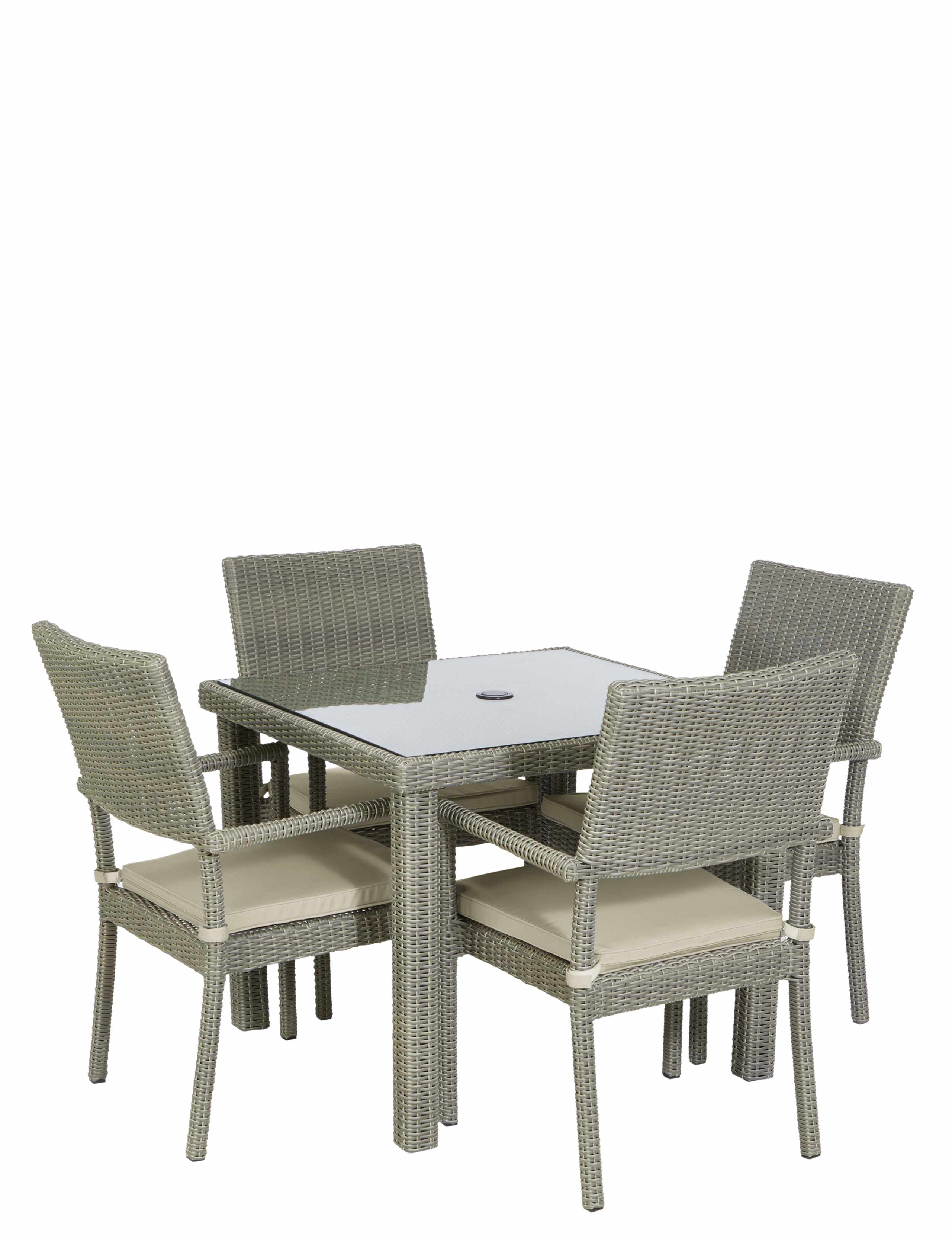 Marlow Square Table & 4 Chairs 1 of 8