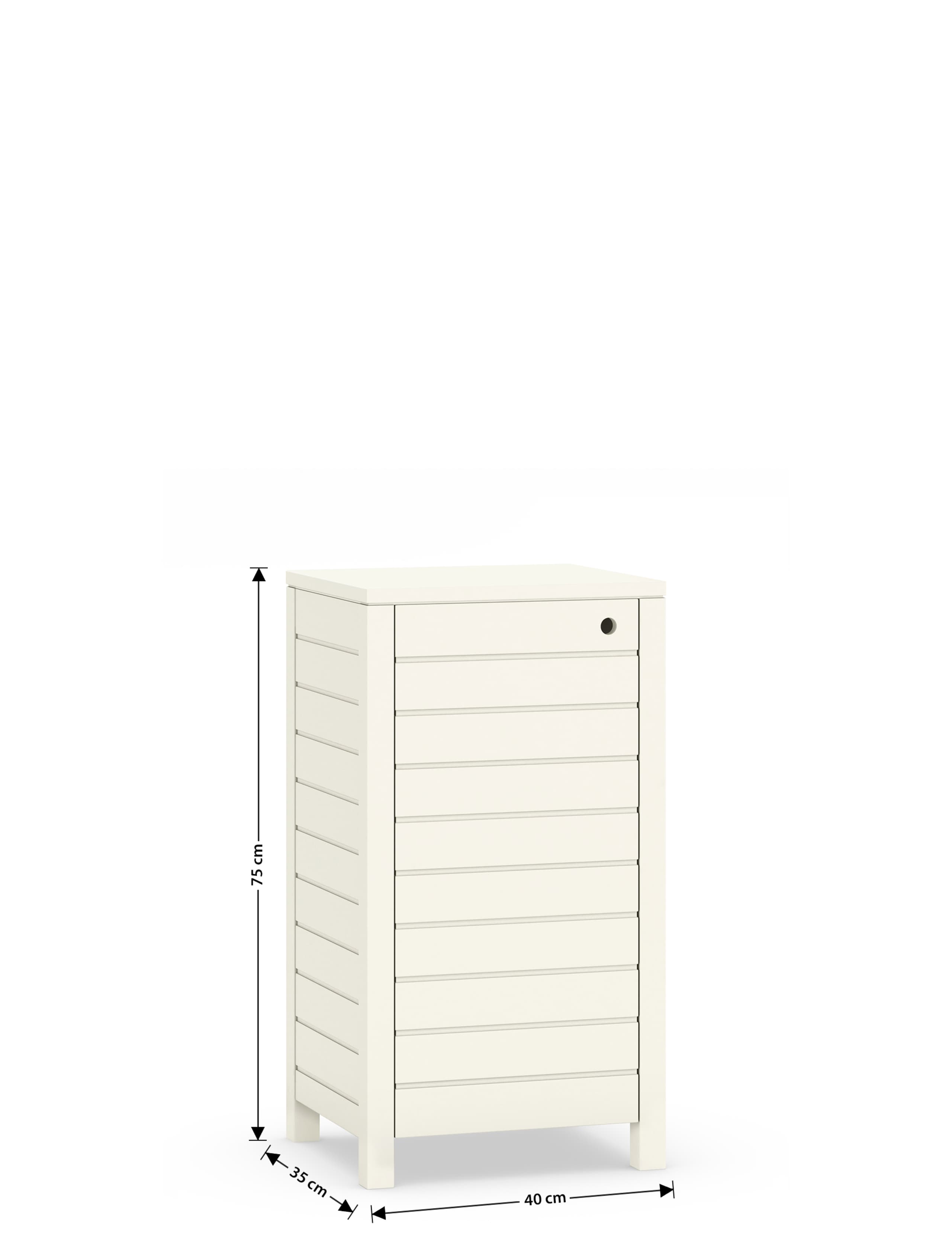 Nagoya Floor Cabinet White 6 of 6