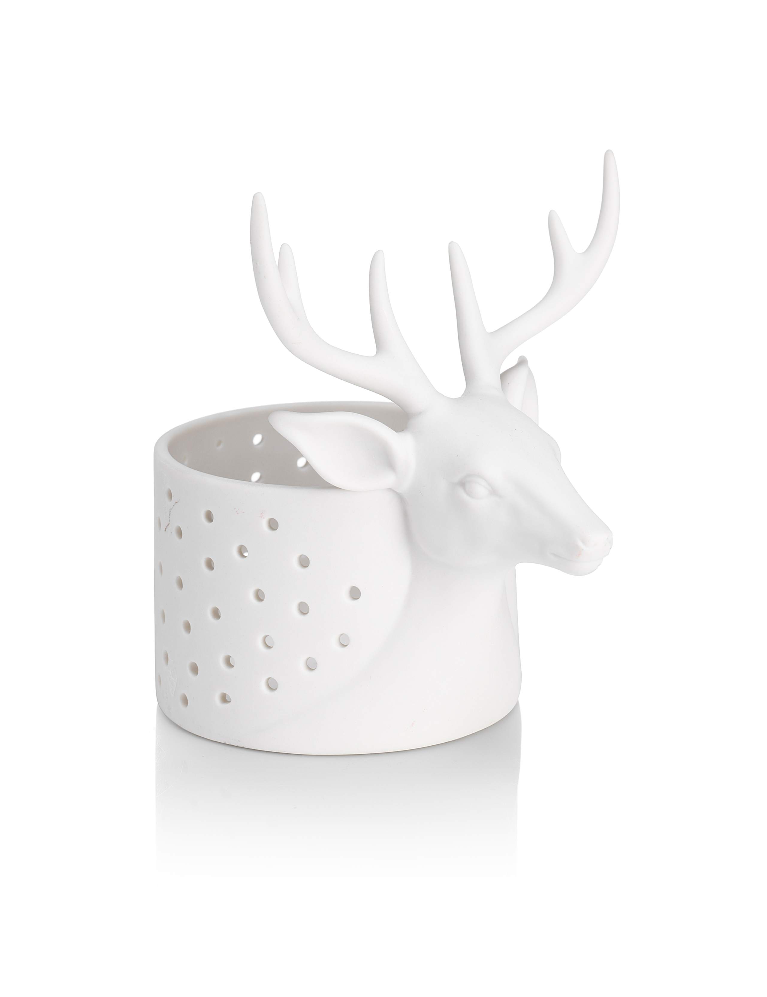 Stag Porcelain Tealight Holder 2 of 3