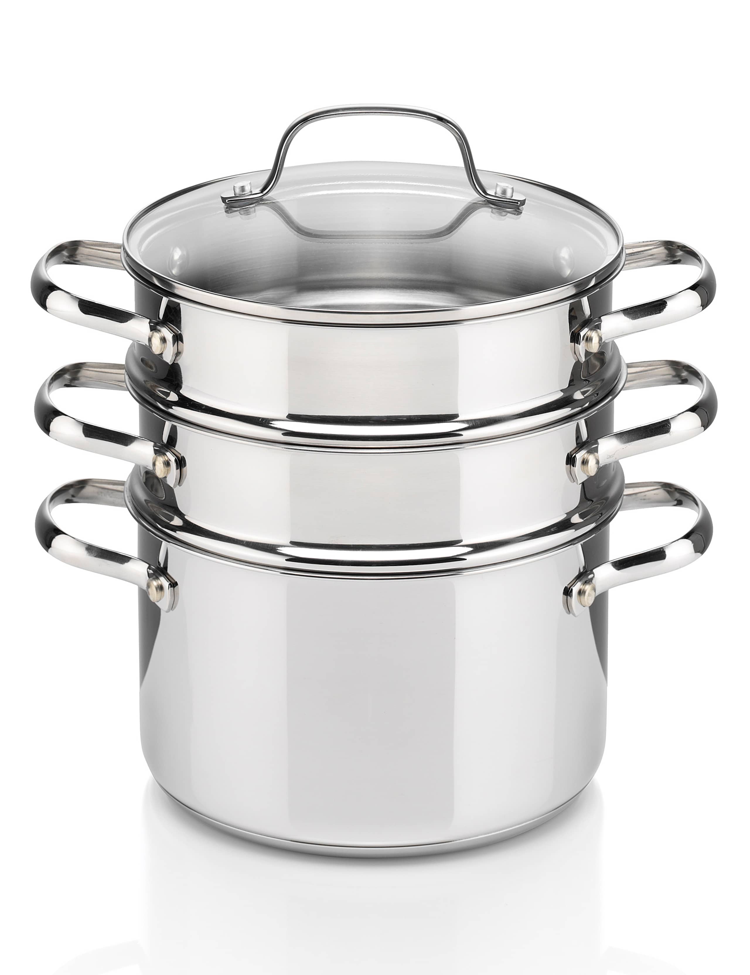 Stainless Steel 3-Tier Steamer 1 of 3