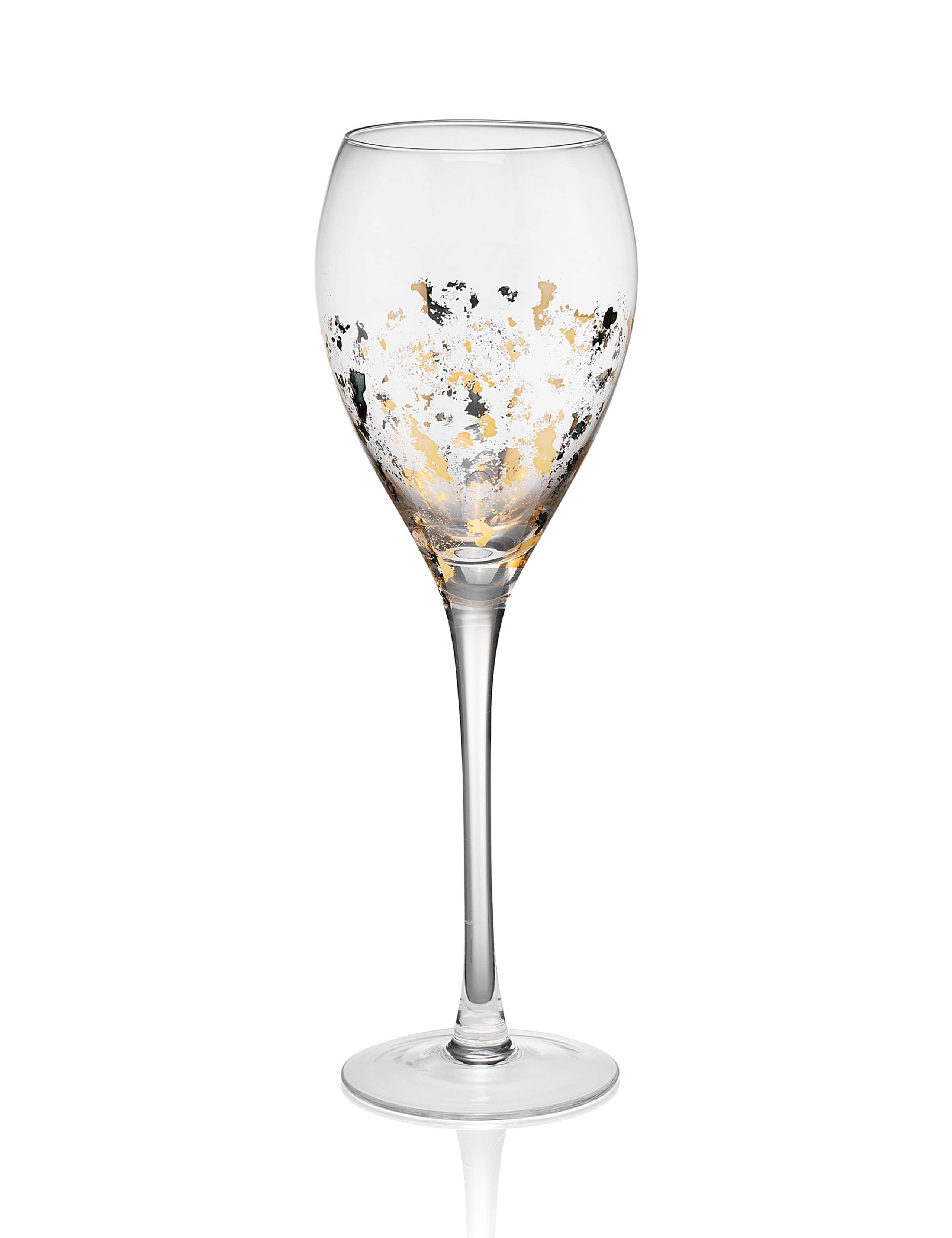 Golden Leaf Wine Glass 1 of 1