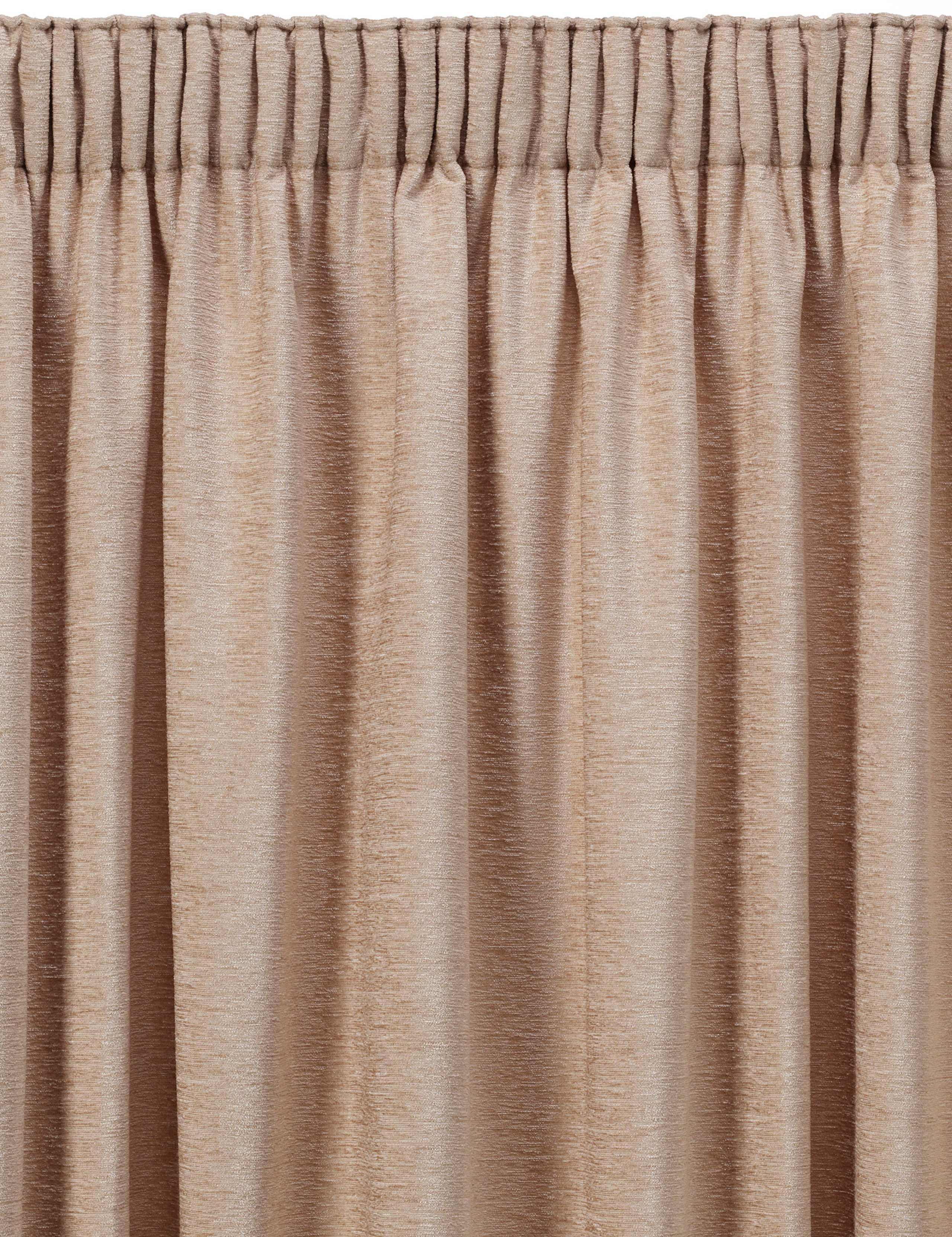 Chenille Thinsulate™ Pencil Pleat Curtains 3 of 3