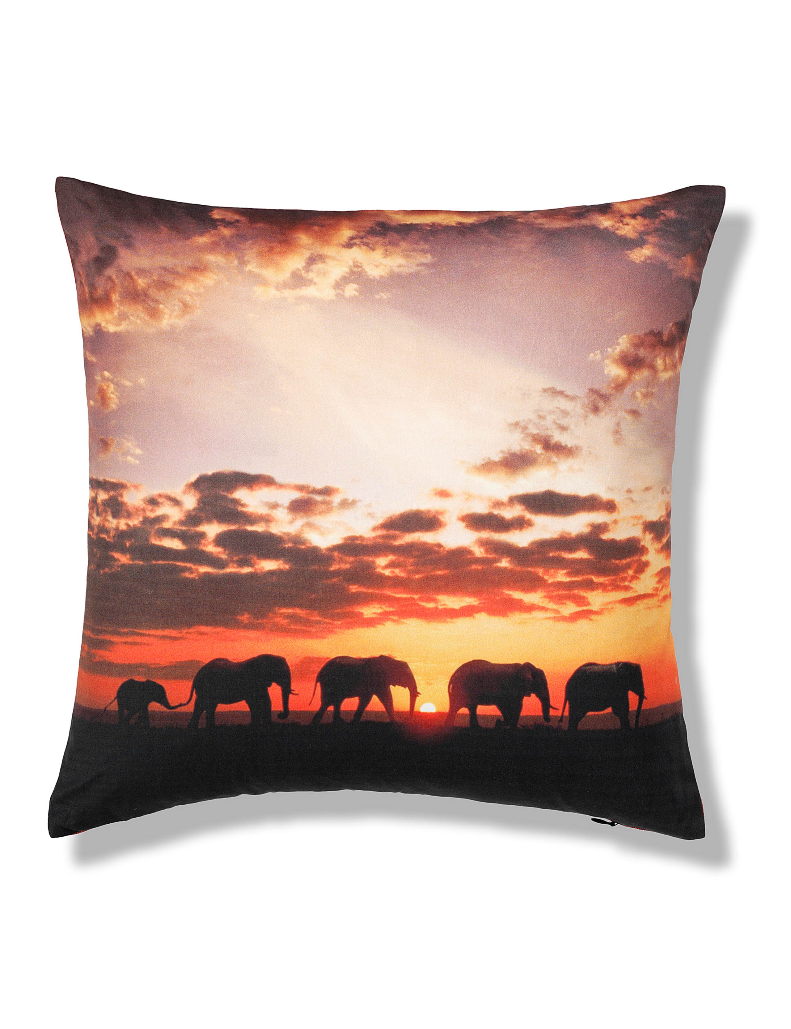 Elephant Print Cushion 1 of 2