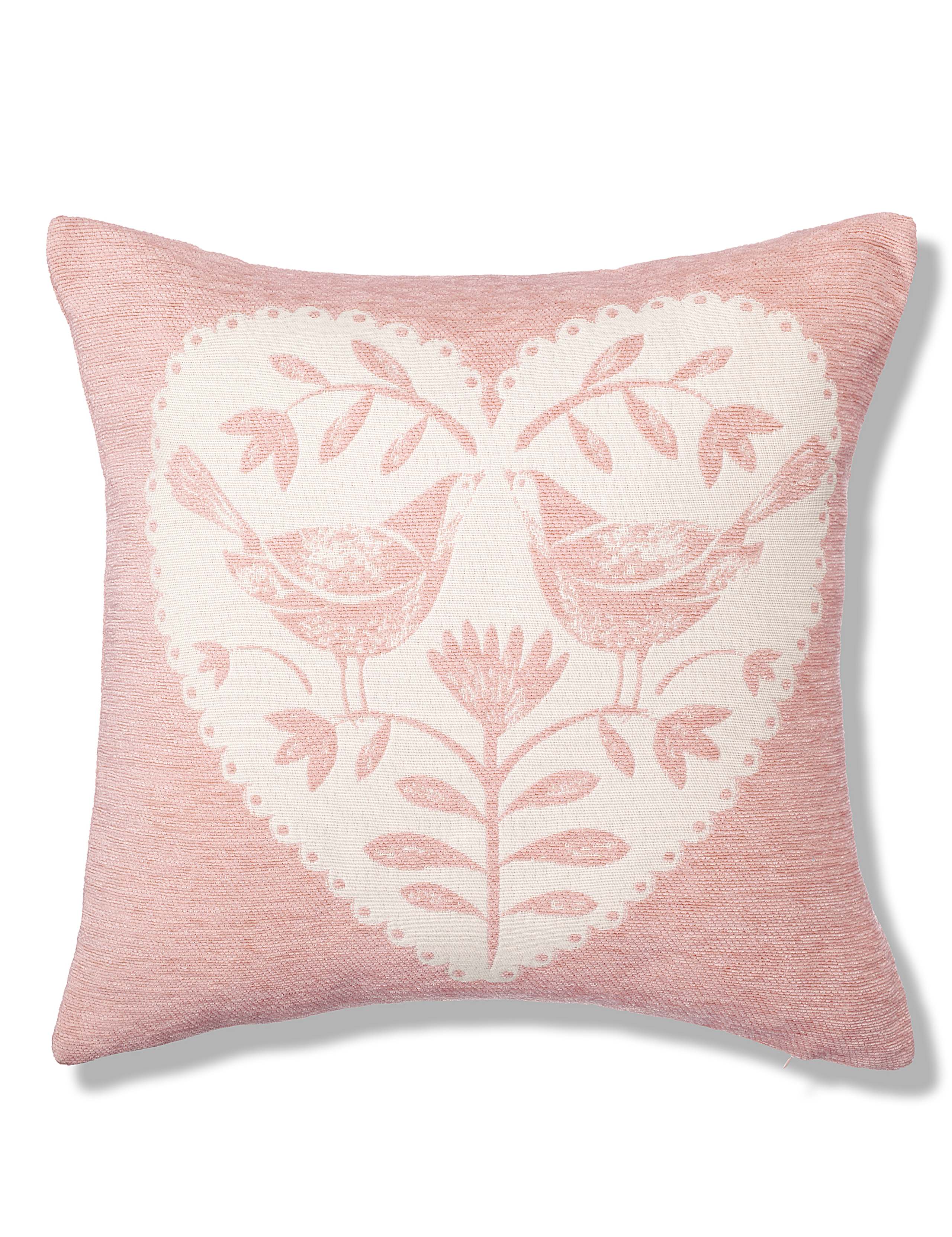 Chenille Love Bird Cushion 1 of 1