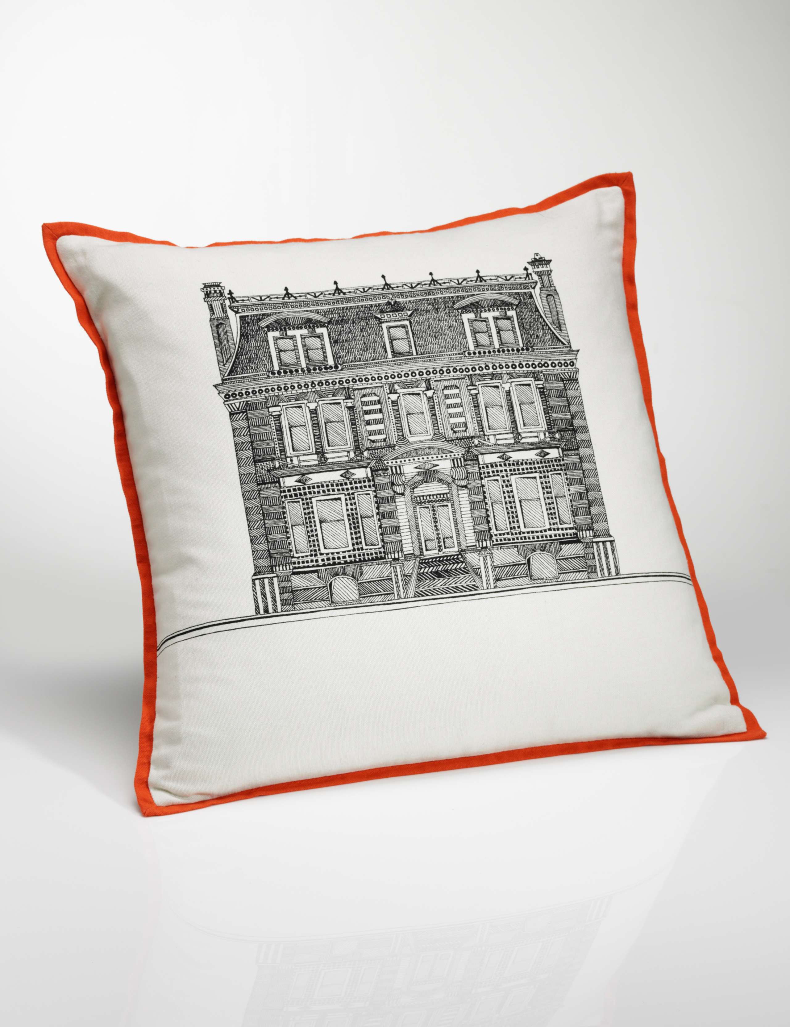 Conran House Print Cushion 1 of 3