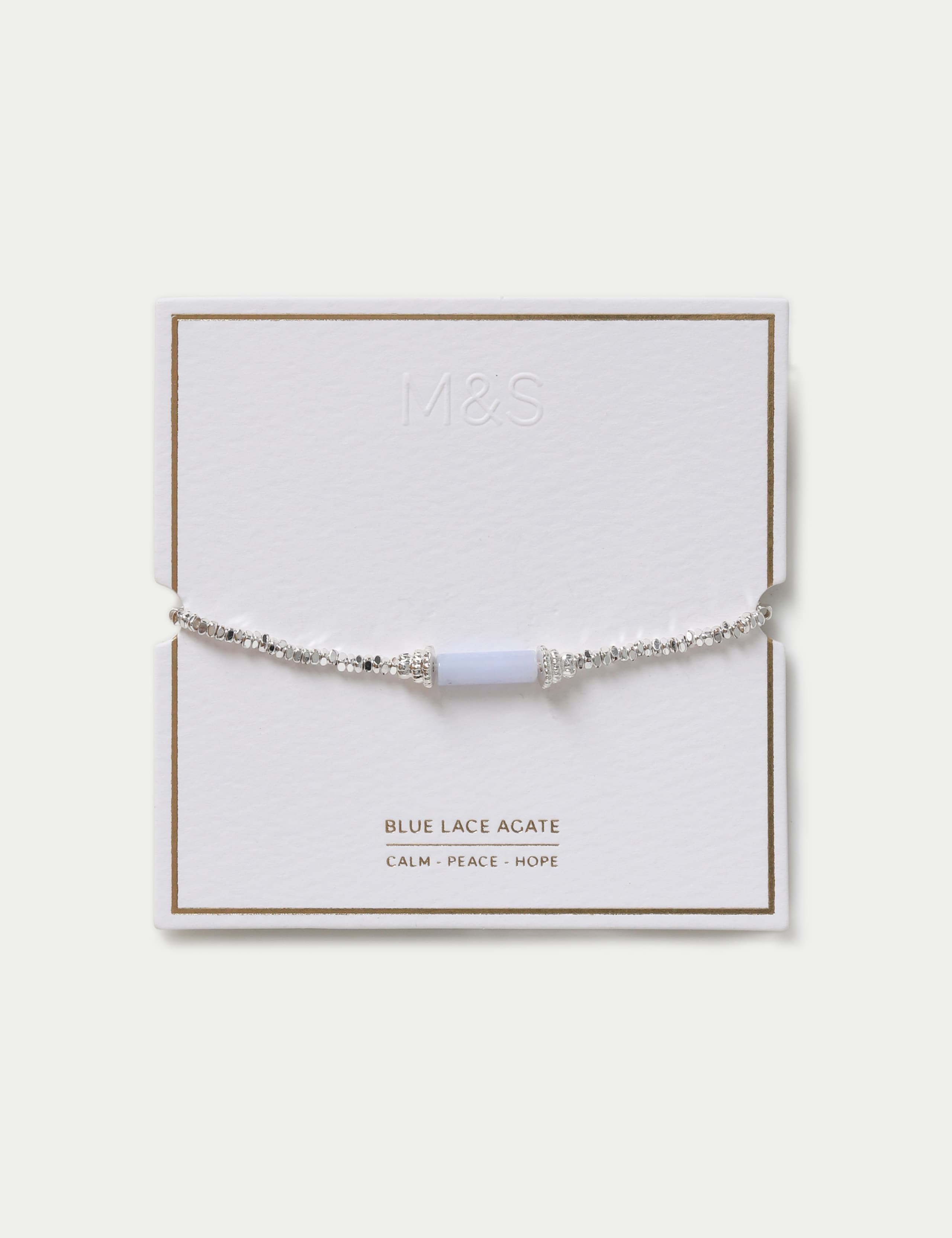 Gifting Blue Lace Agate Detail Wristwear 3 of 3