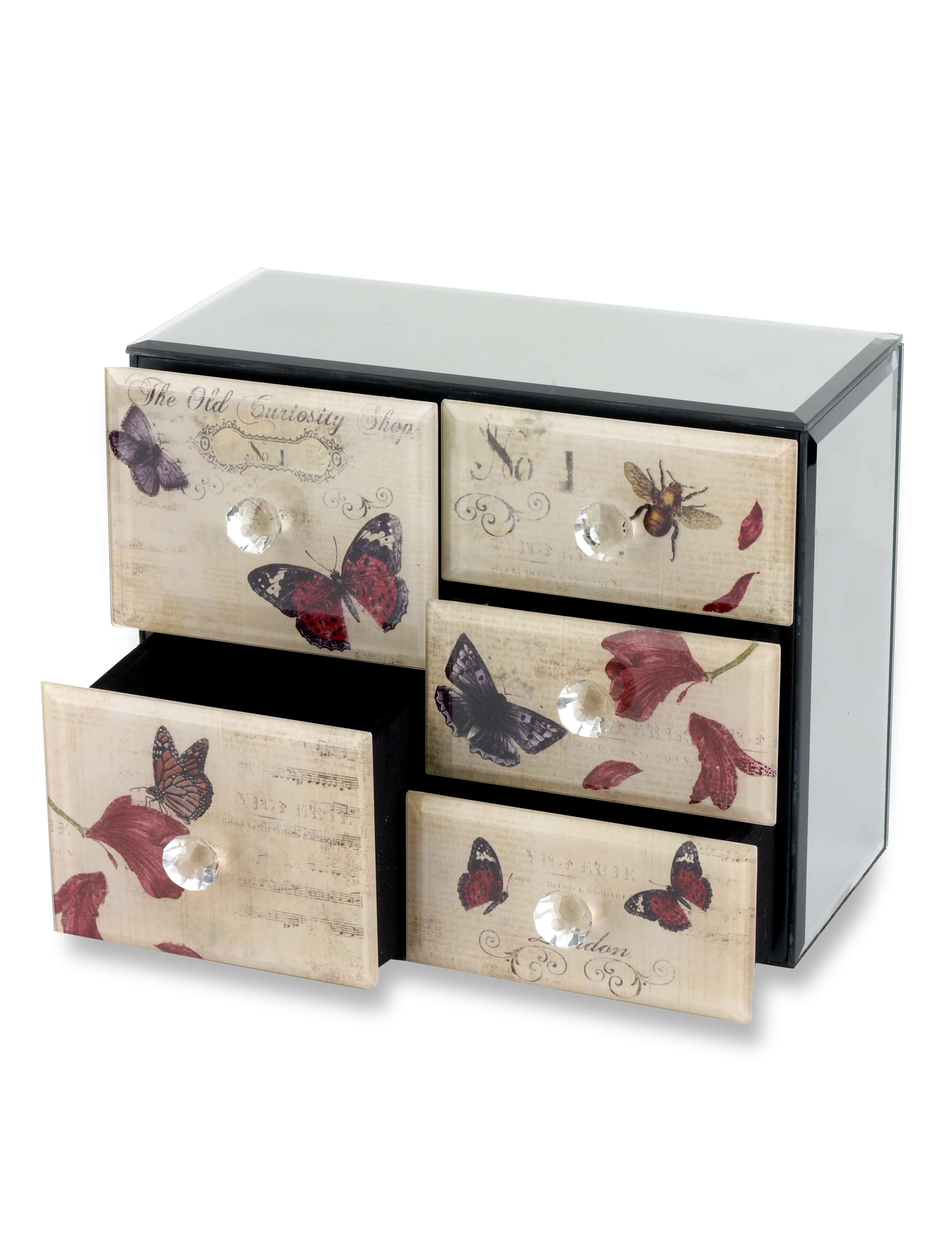 Bee & Butterfly Multi-Drawer Jewellery Box 2 of 2