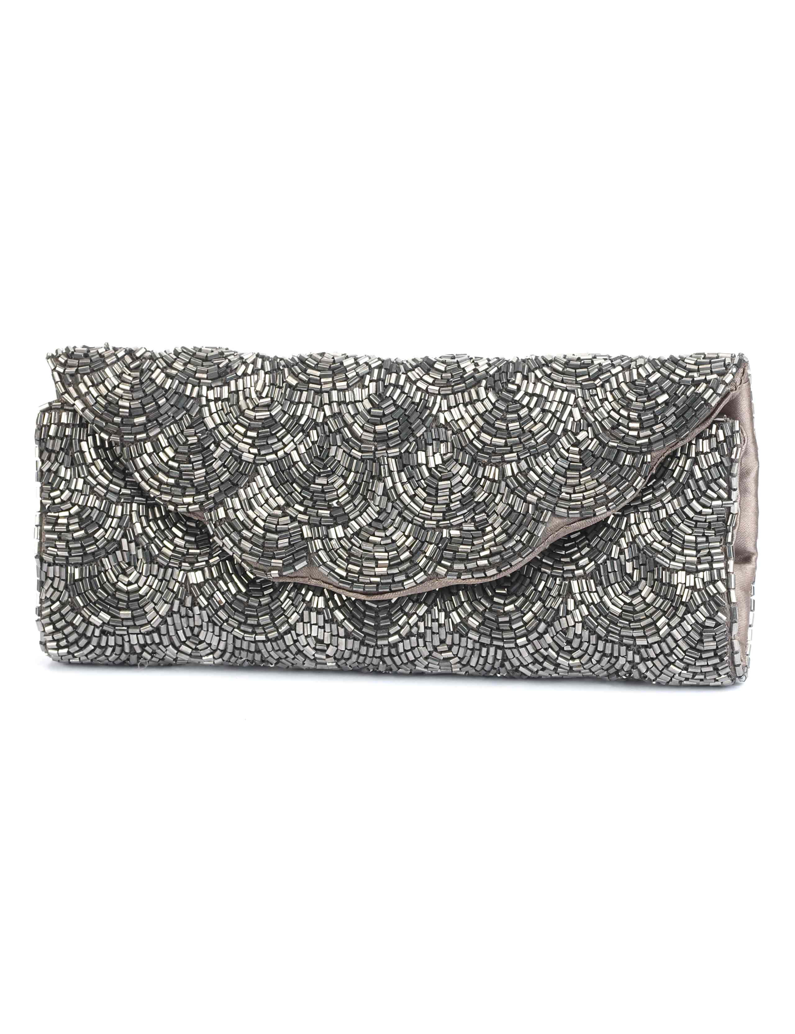 Scallop Bead Embellished Wrap 1 of 2