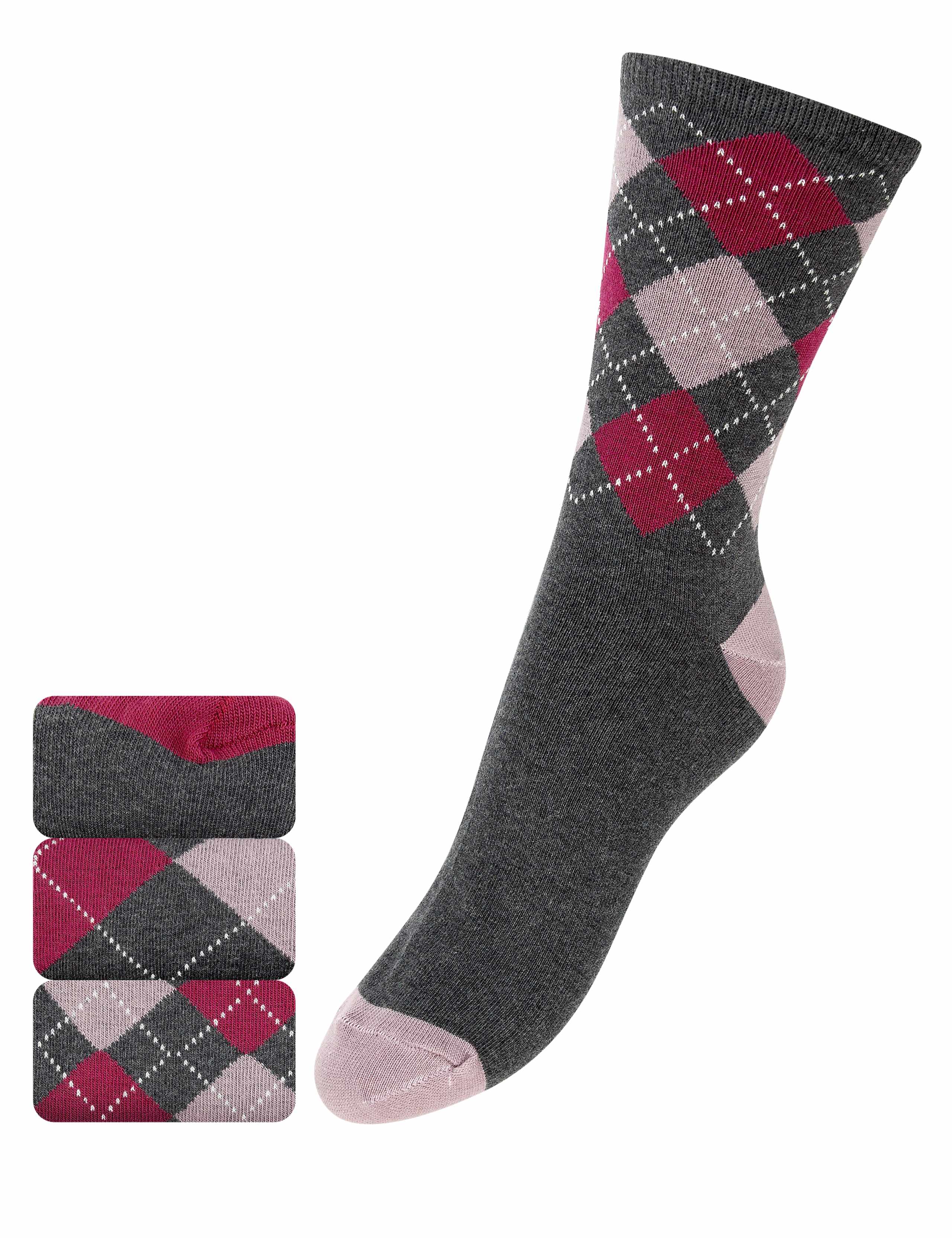 Argyle Socks 3 Pairs Pack 1 of 1