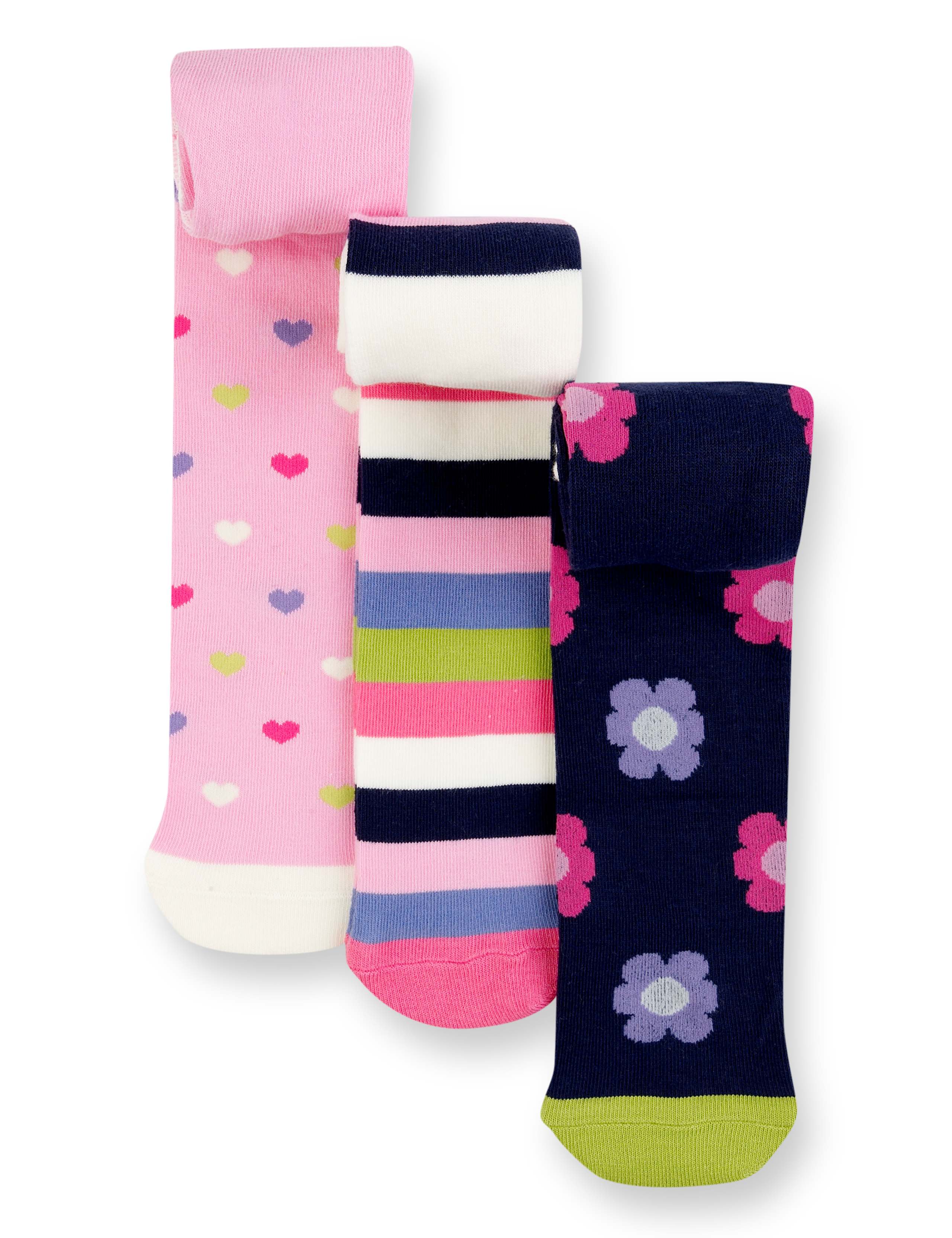 3 Pairs of Assorted Tights (1-7 Years) 1 of 2