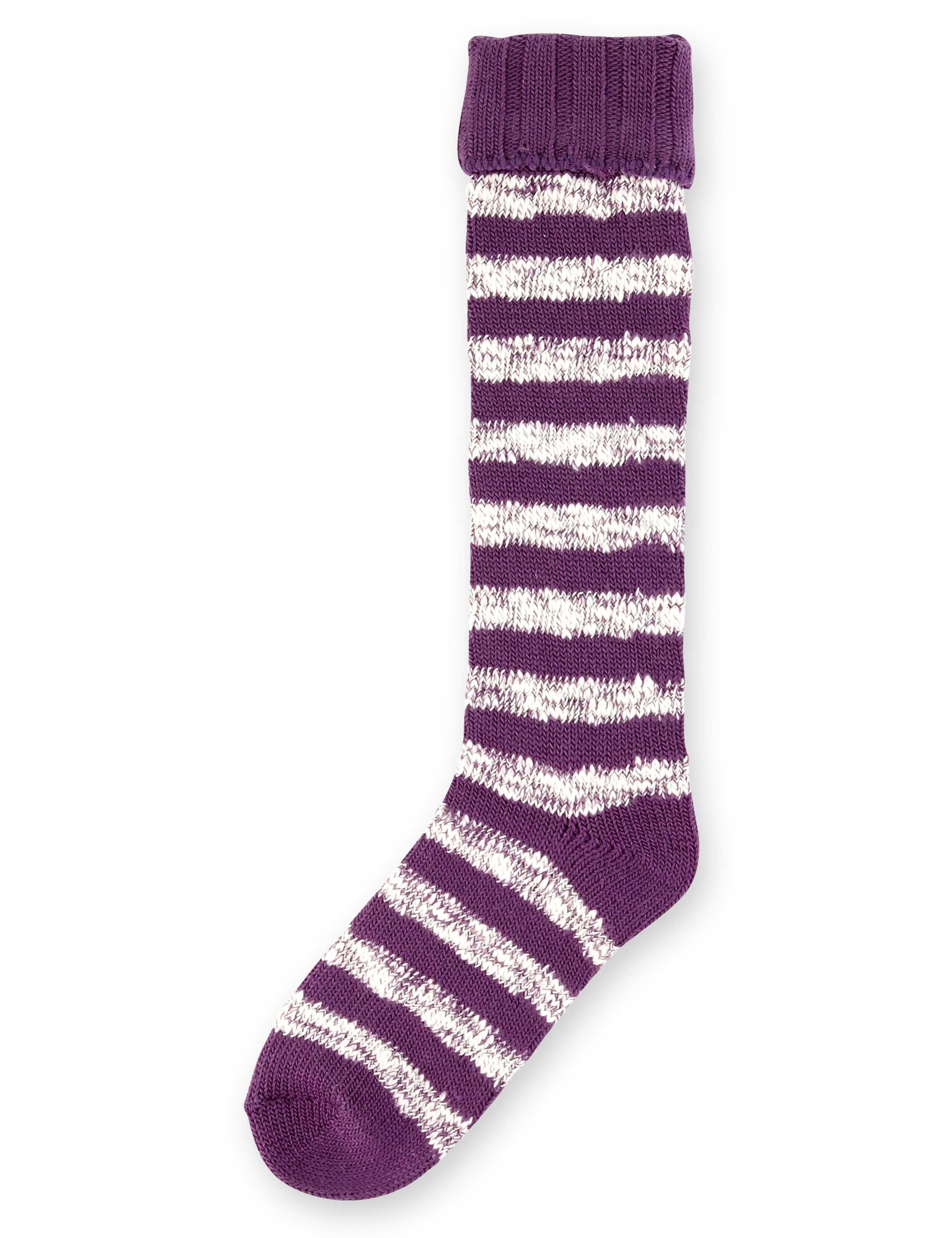 2 Pairs of Striped Thermal Welly Socks 2 of 3