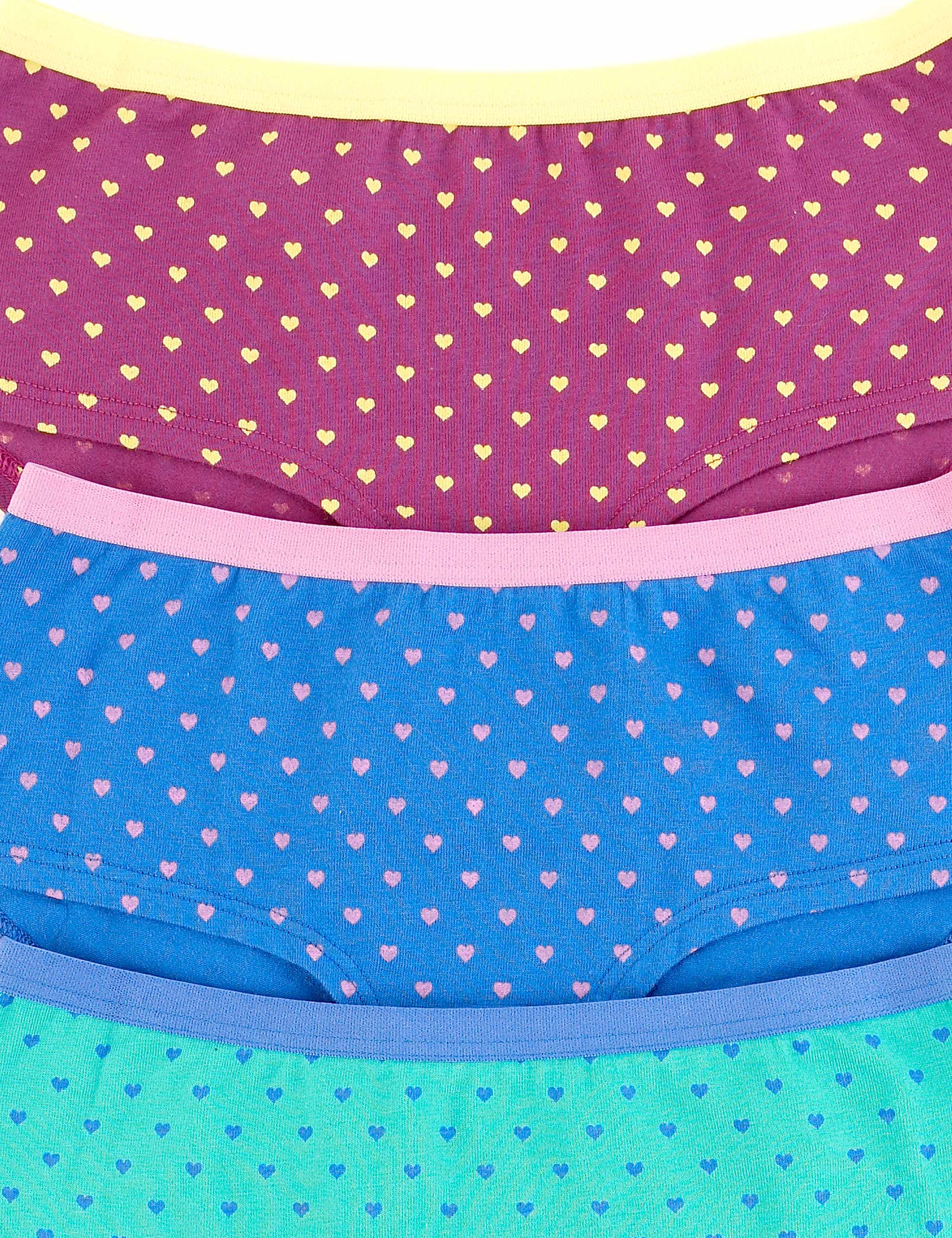 Cotton Rich Heart Print Shorts 2 of 2