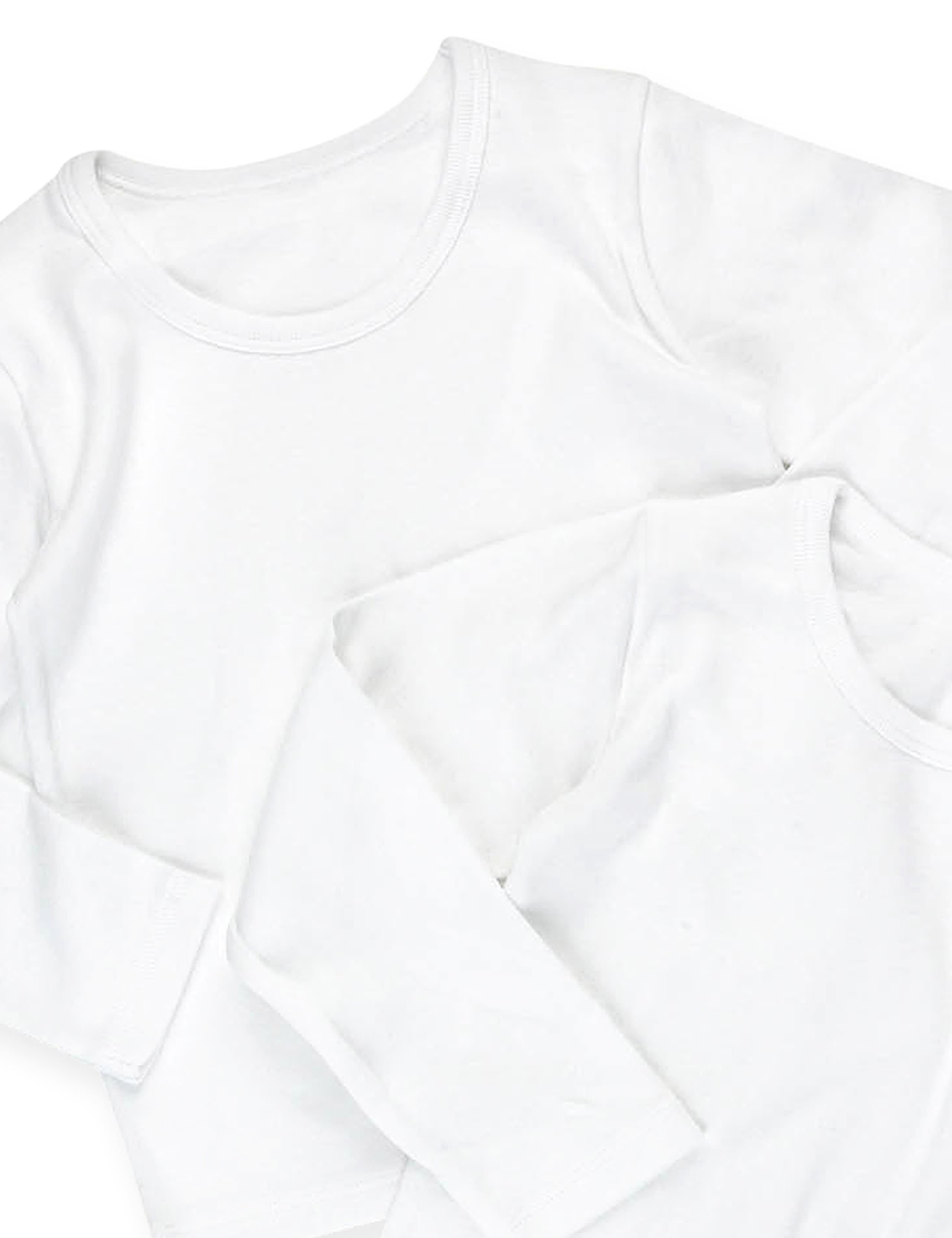 Pure Cotton Long Sleeve Vests (1-16 Years) 2 of 2