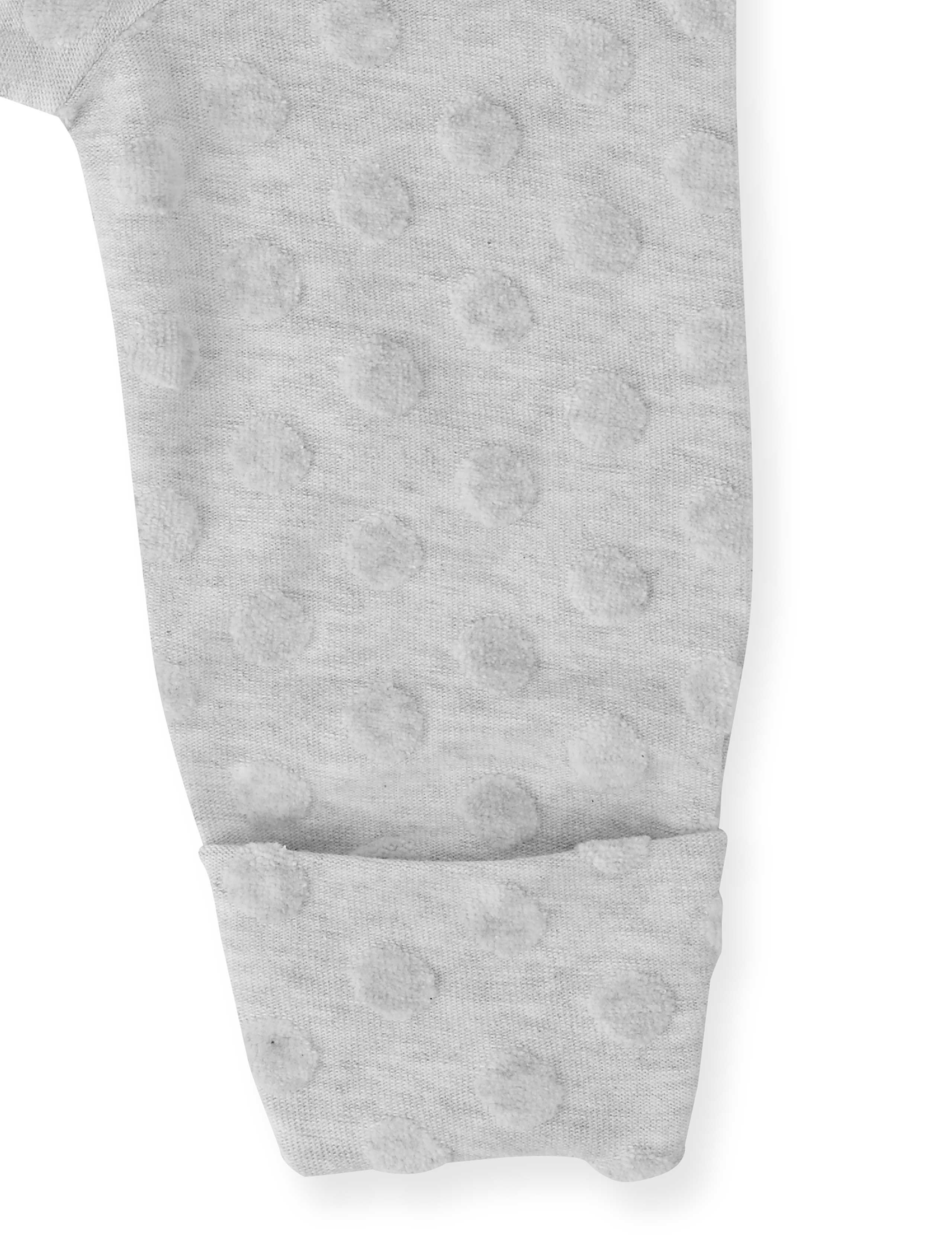 Cotton Rich Spotted Sleepsuit with Hat 5 of 6