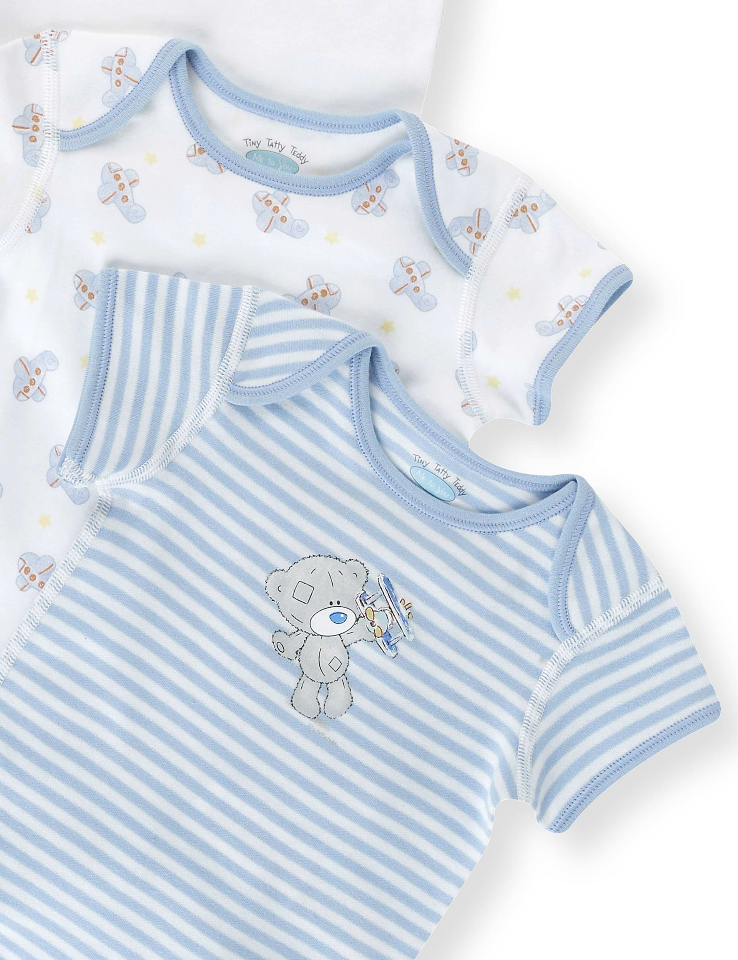 6 Piece Pure Cotton Tiny Tatty Teddy Plane Outfit 4 of 4