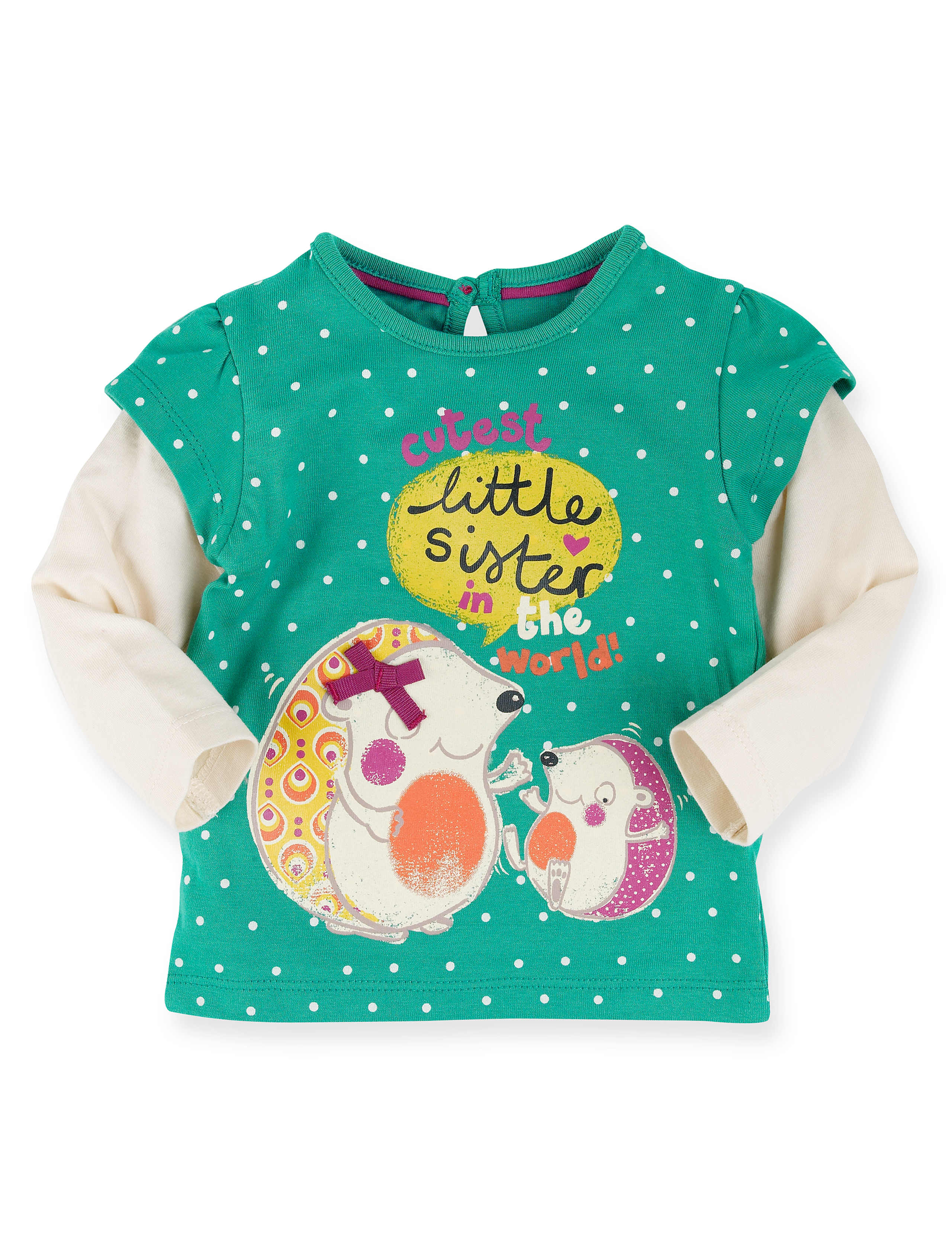 Pure Cotton Little Sister T-Shirt 1 of 4
