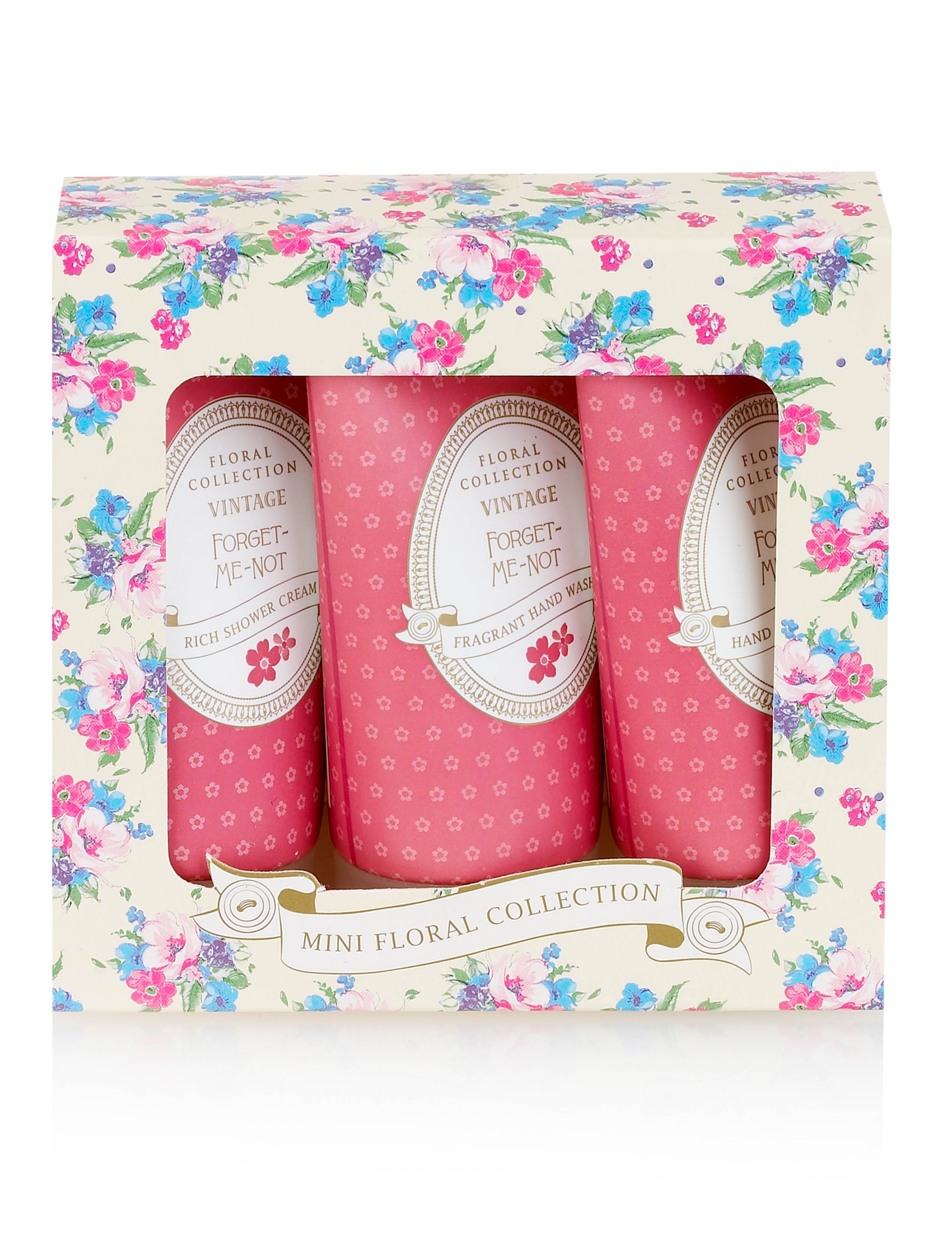 Vintage Inspired Forget-Me-Not Mini Gift Set 1 of 2
