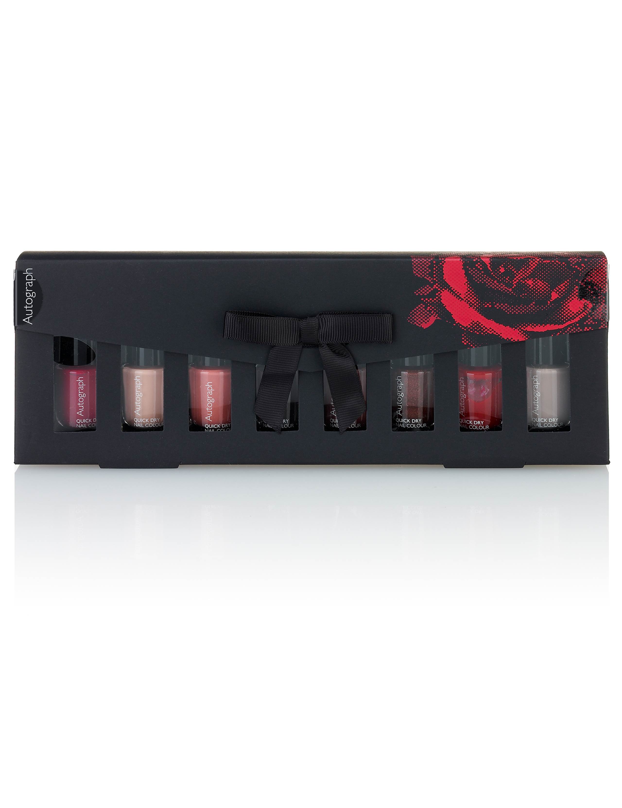 8 Quick Dry Nail Polish Gift Set 40ml 1 of 2