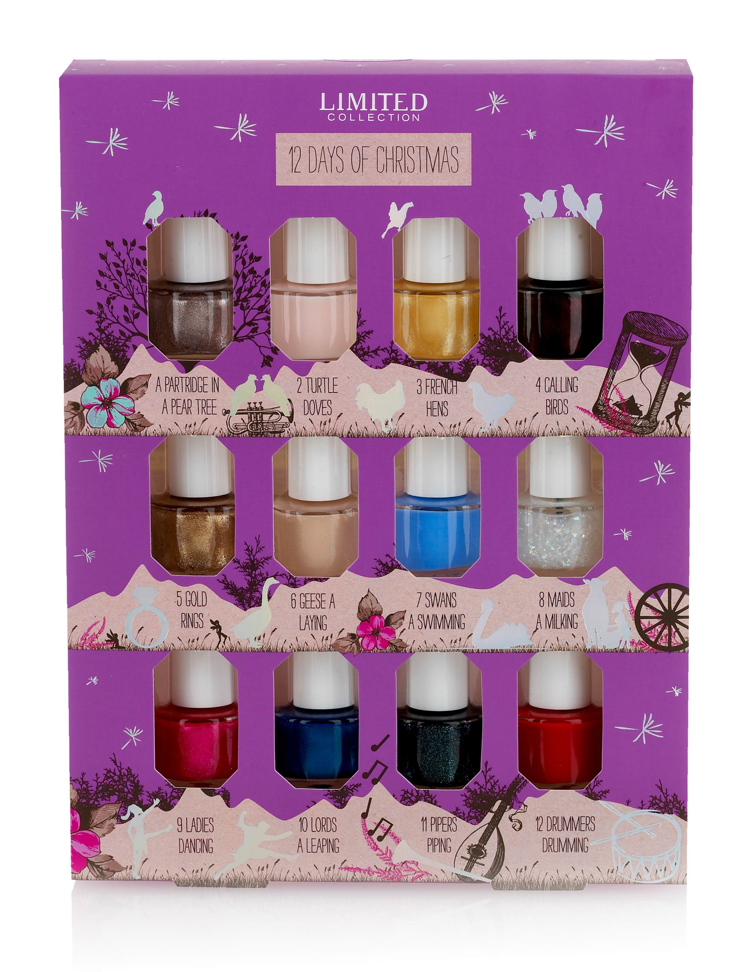 12 Days of Christmas Mini Nail Polish Collection 1 of 2
