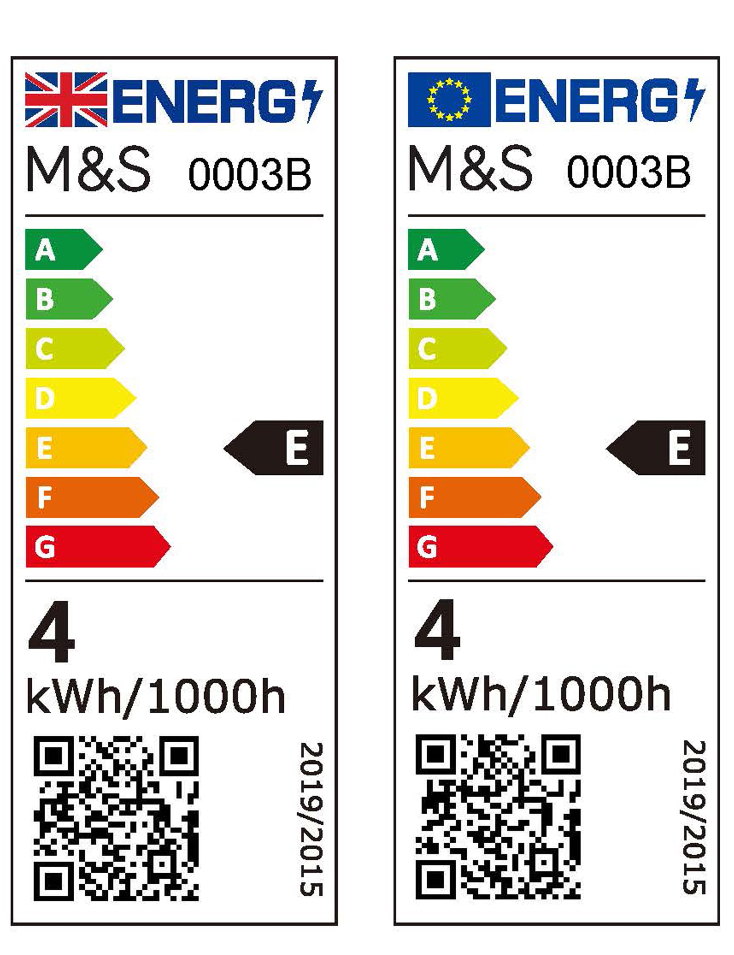 2 Pack 4W E27 GLS LED Light Bulbs 3 of 3