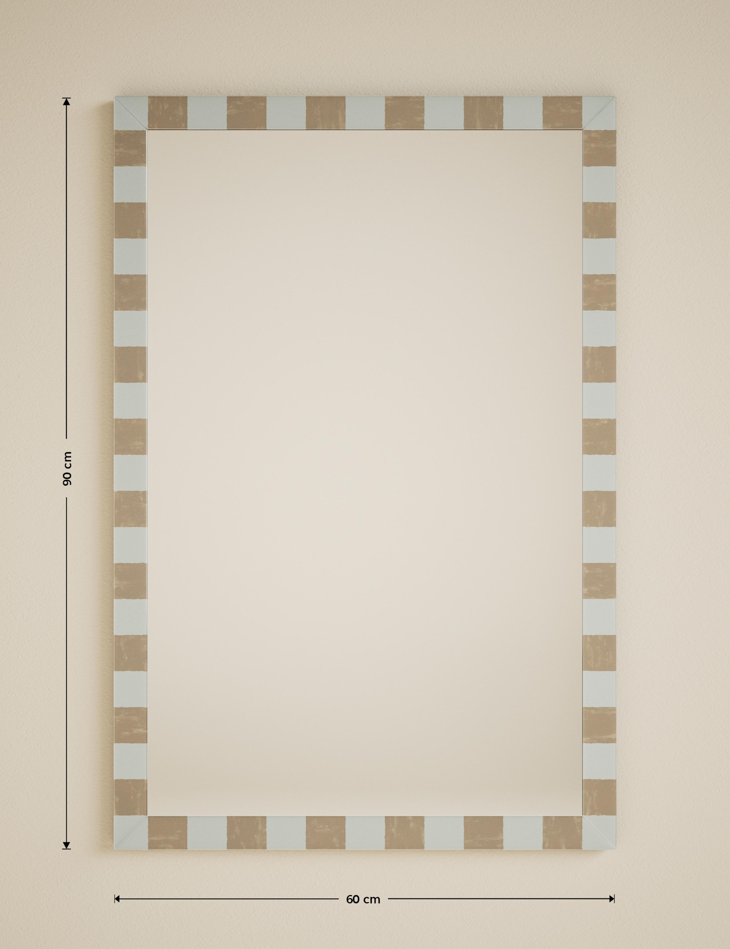 Checkerboard Rectangular Mirror 6 of 6