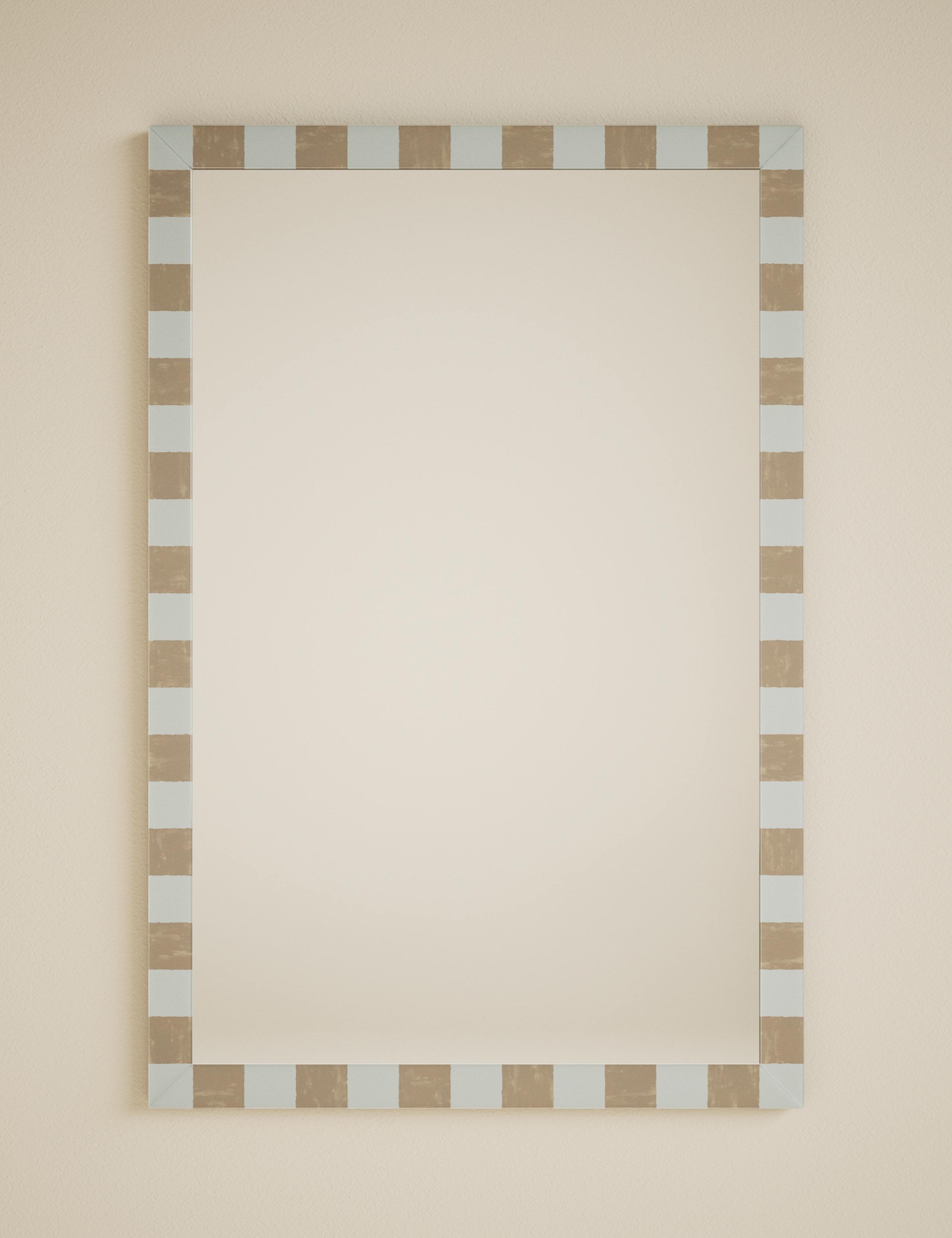 Checkerboard Rectangular Mirror 2 of 6