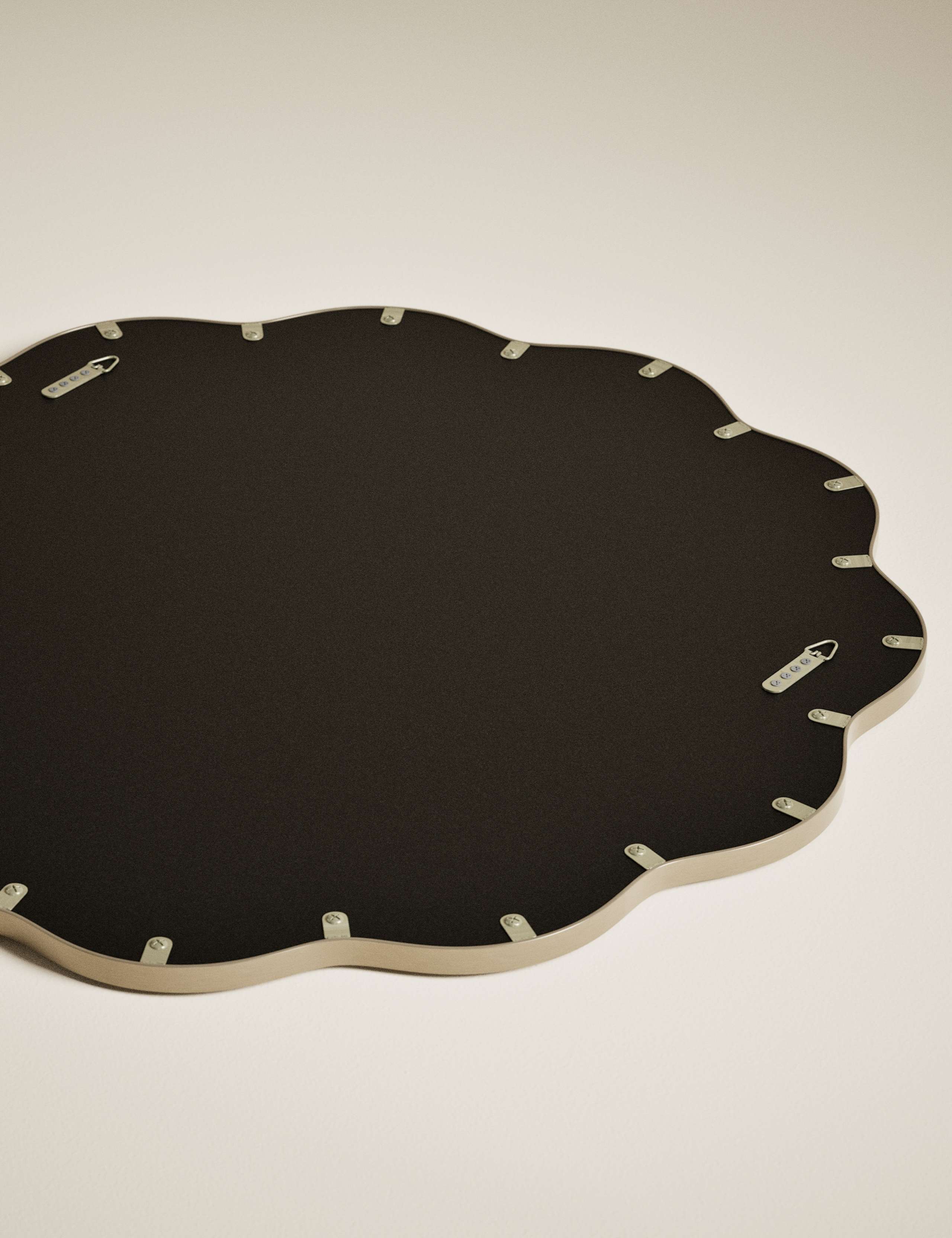 Metal Soft Wave Wall Mirror 5 of 6