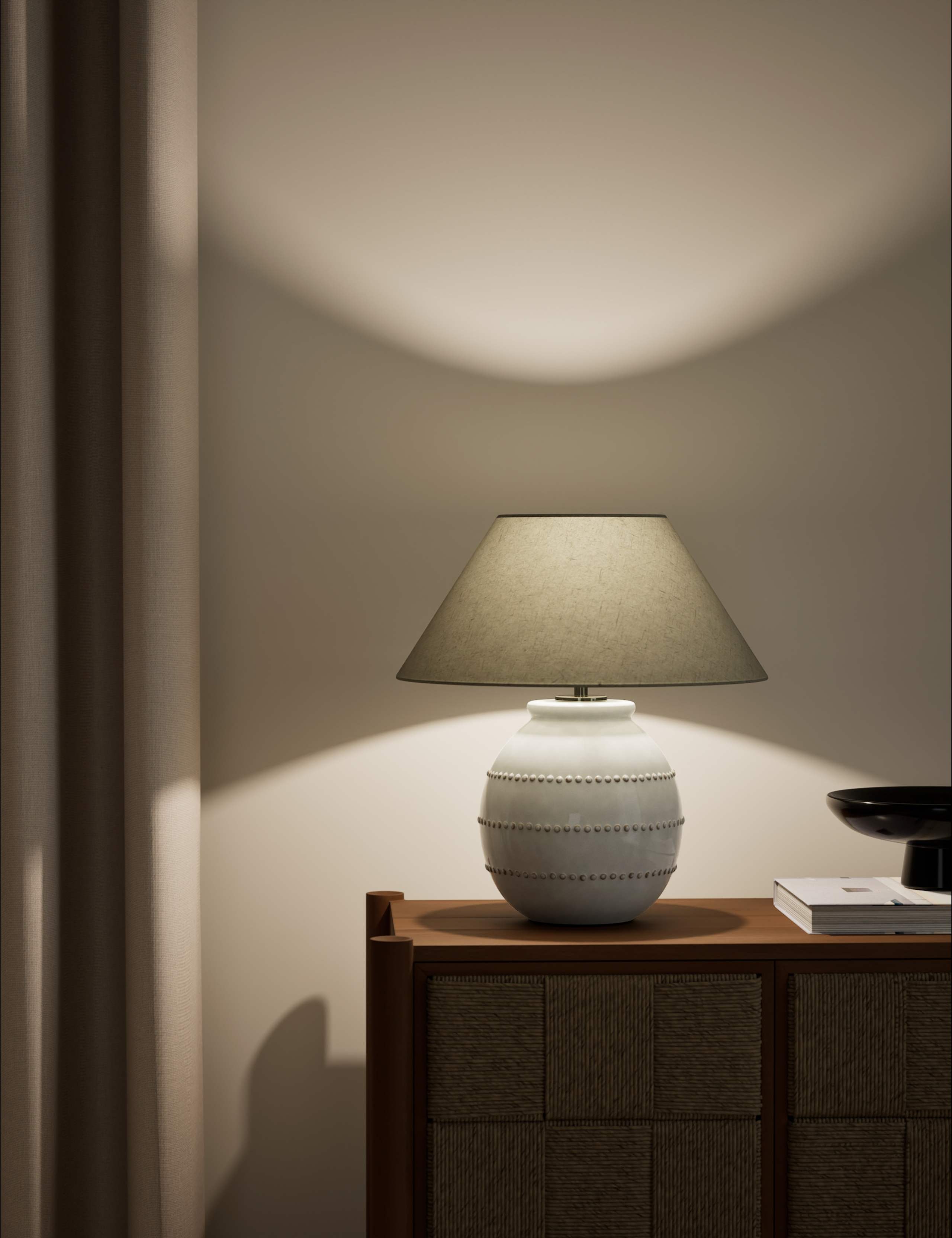 Ceramic Bobble Table Lamp 2 of 5