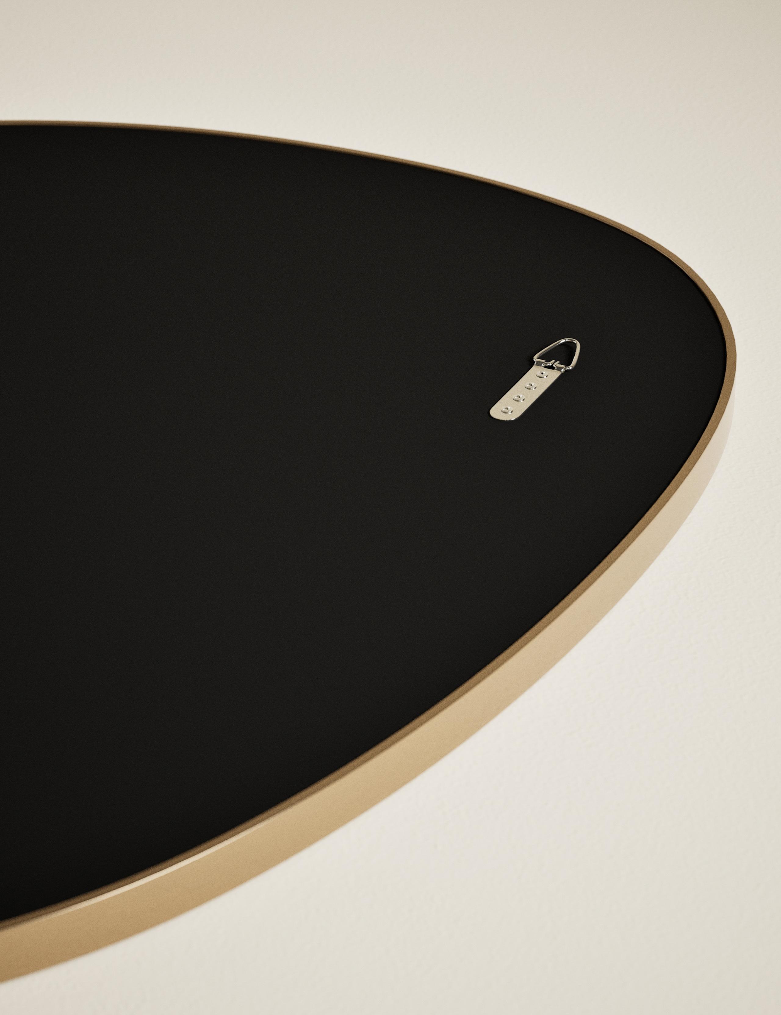 Pebble Metal Curved Wall Mirror 3 of 6