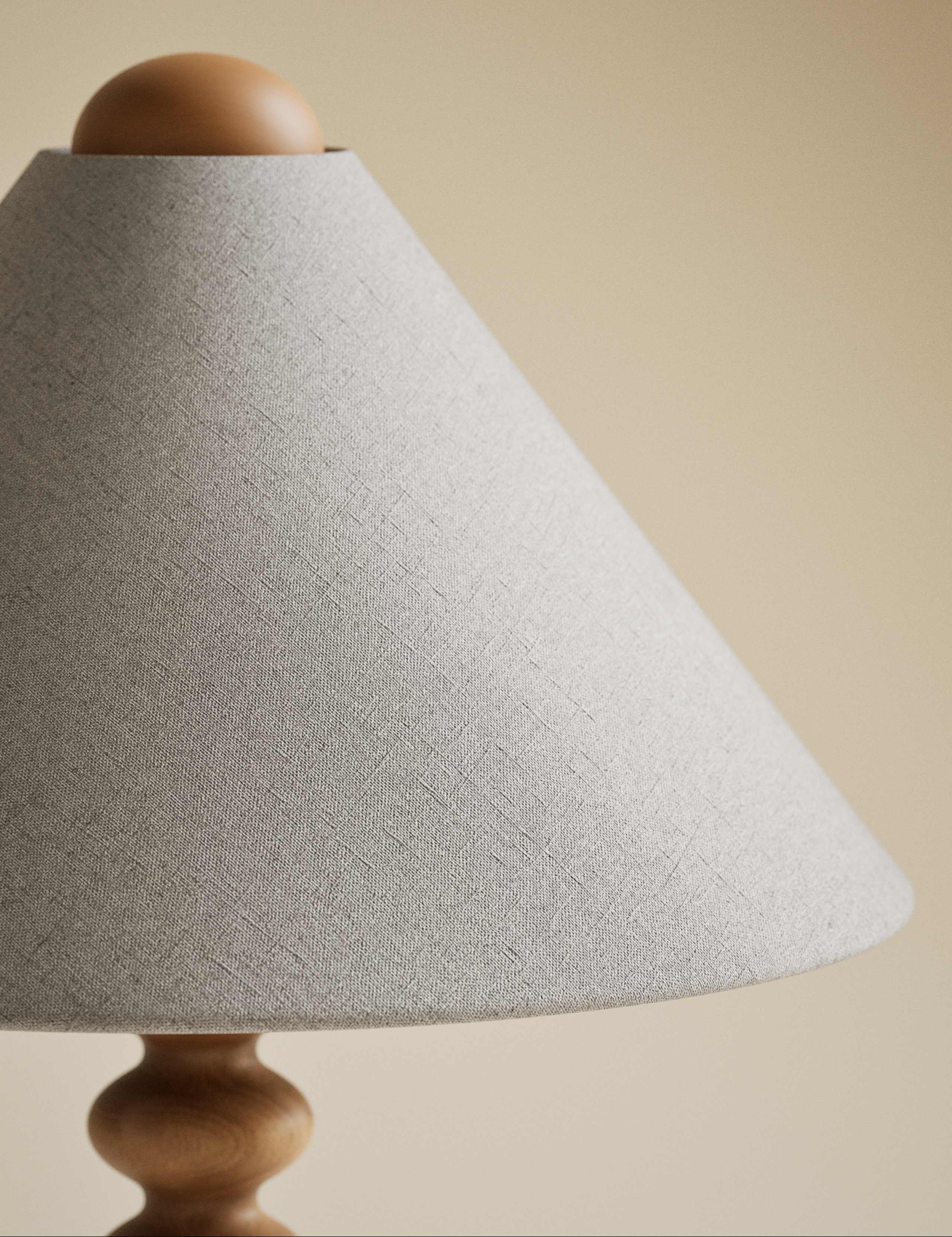 Evelyn Wooden Bobbin Table Lamp 5 of 5