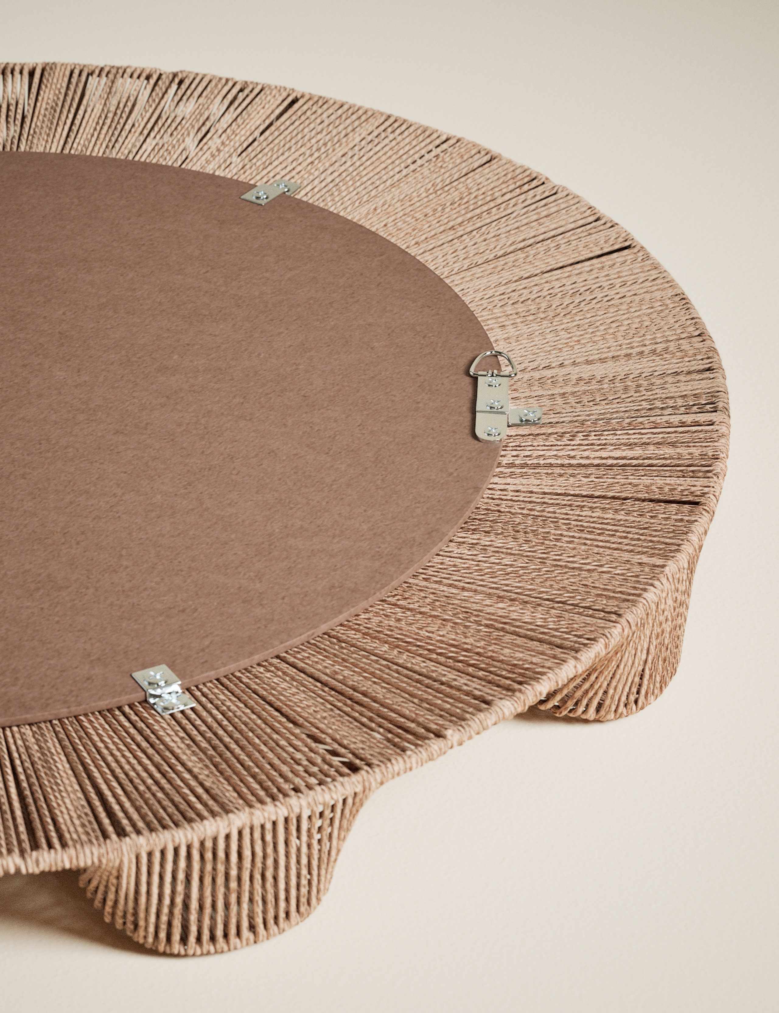 Jute String Round Mirror 3 of 6