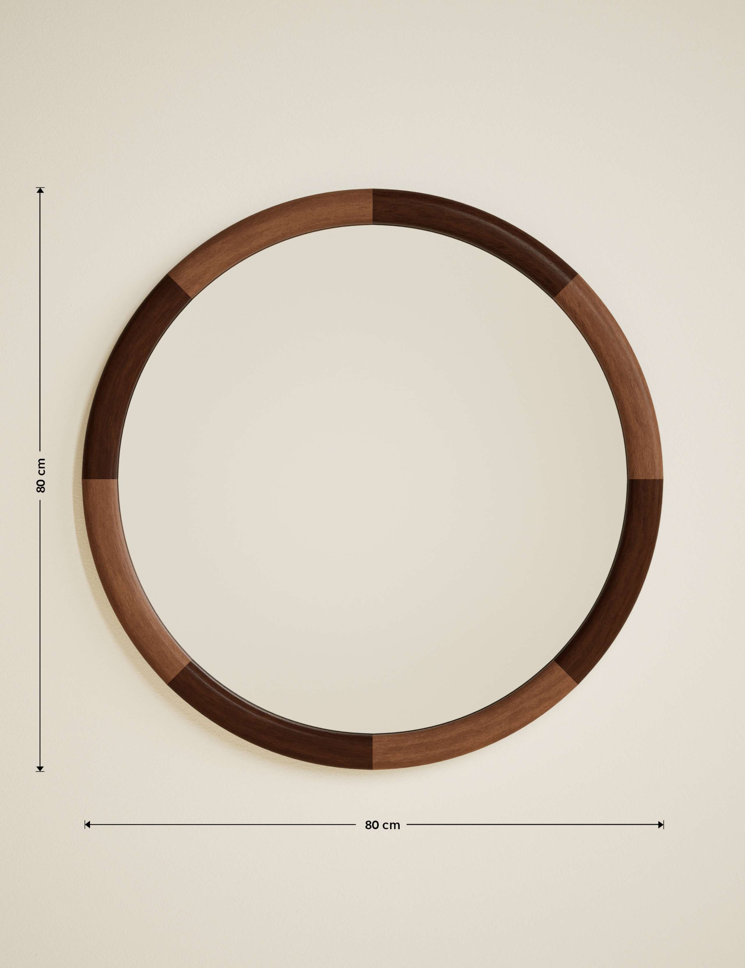 Marlowe Round Wall Mirror 6 of 6