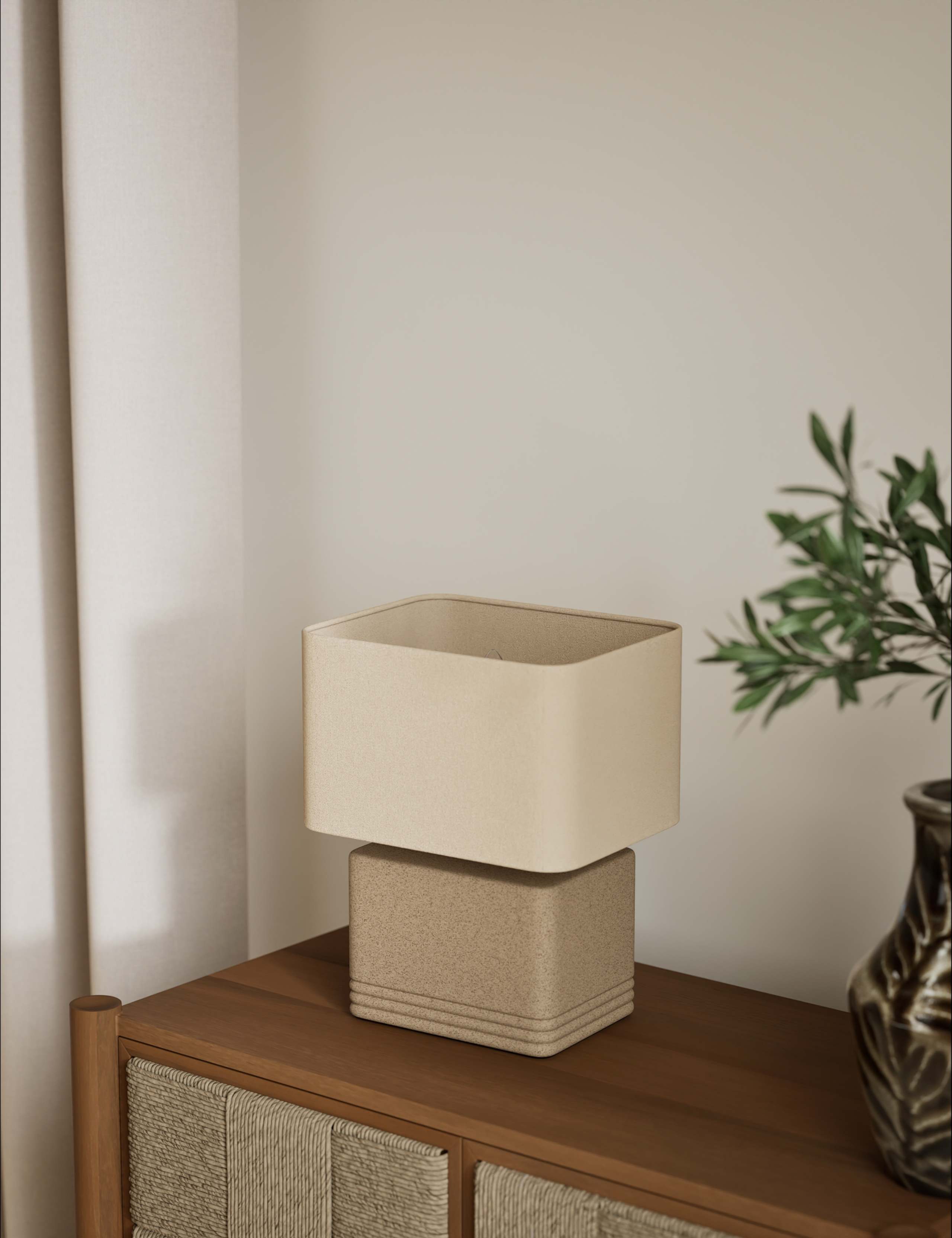 Stone Effect Table Lamp 1 of 5