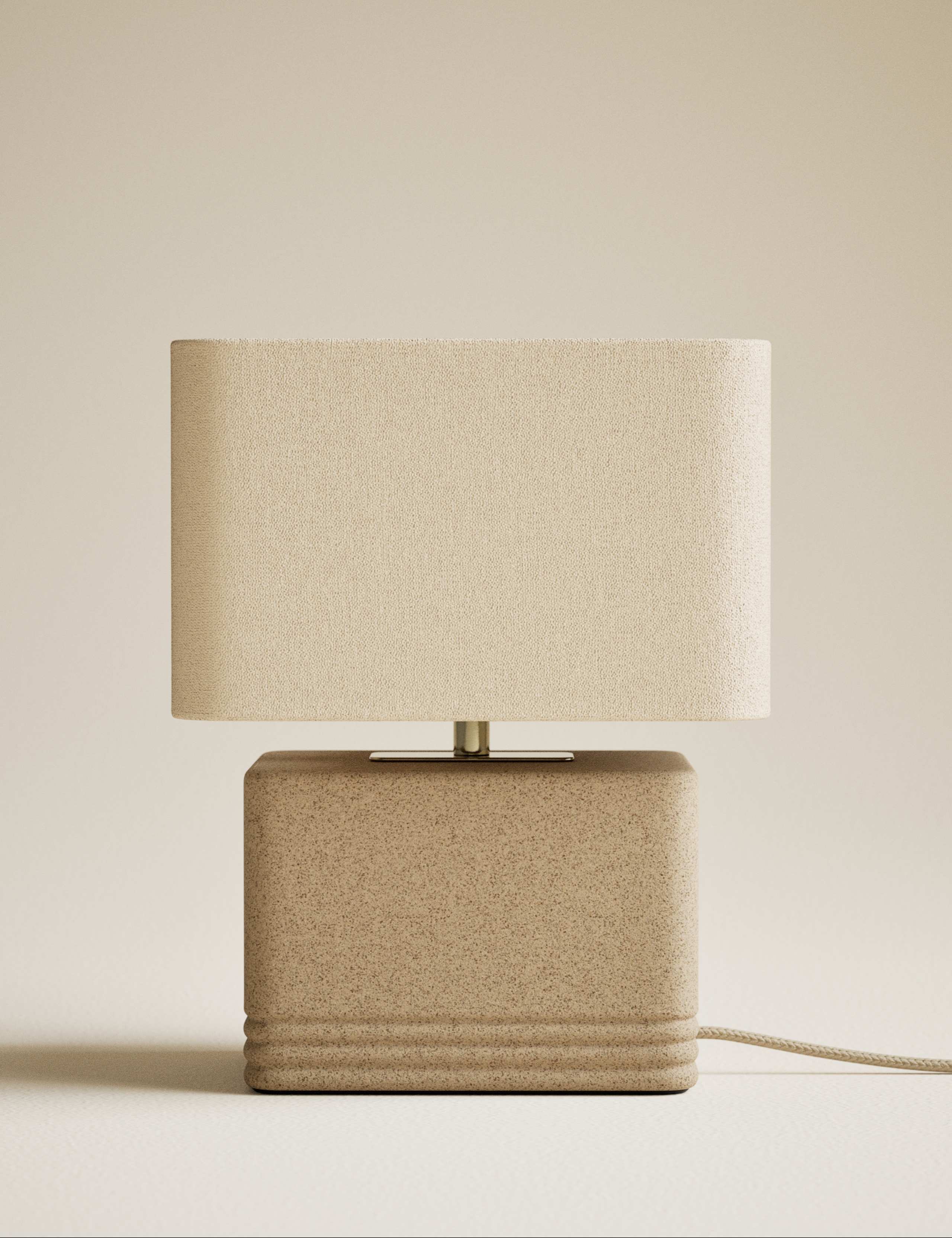 Stone Effect Table Lamp 3 of 5