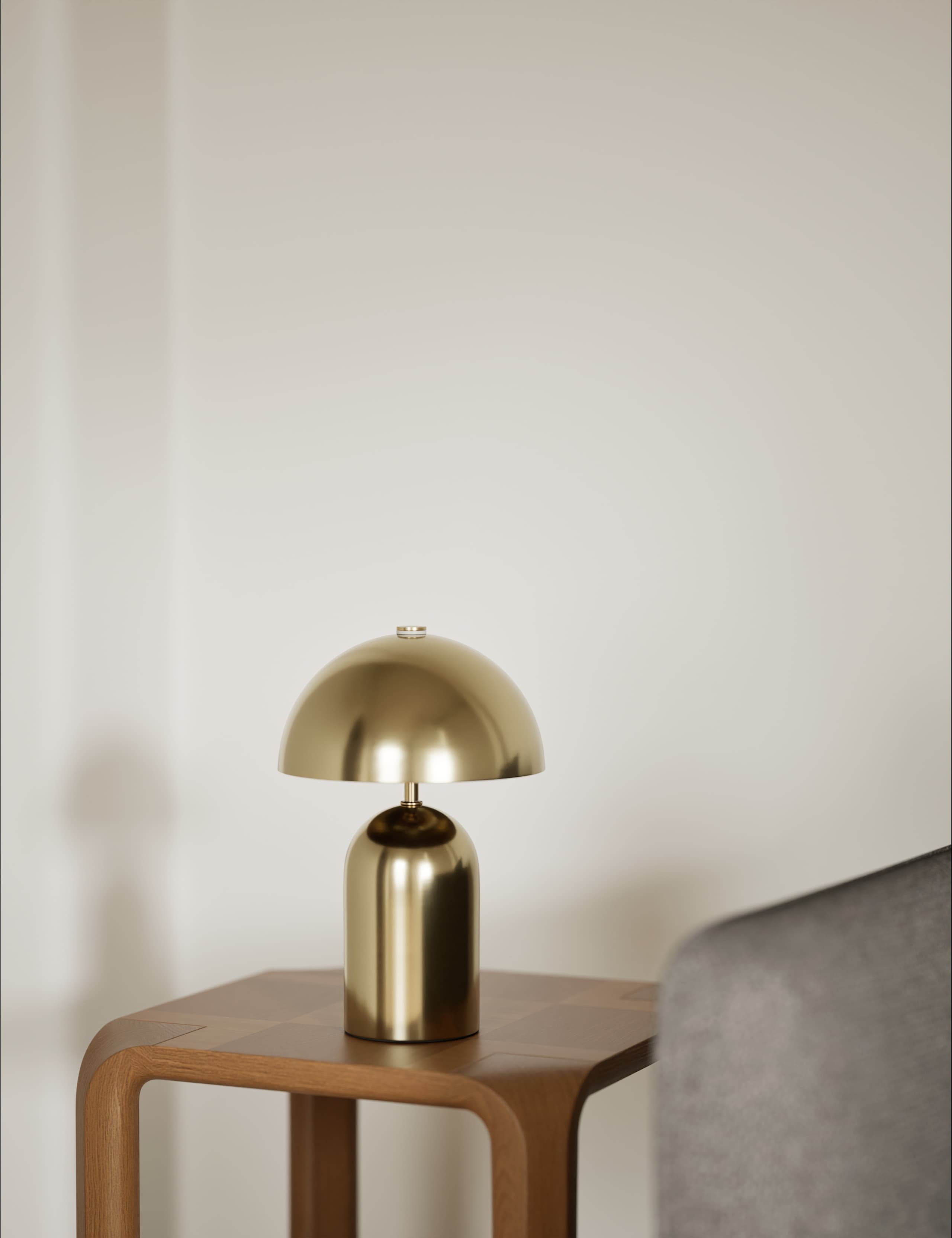 Colby Rechargeable Metal Table Lamp 3 of 5