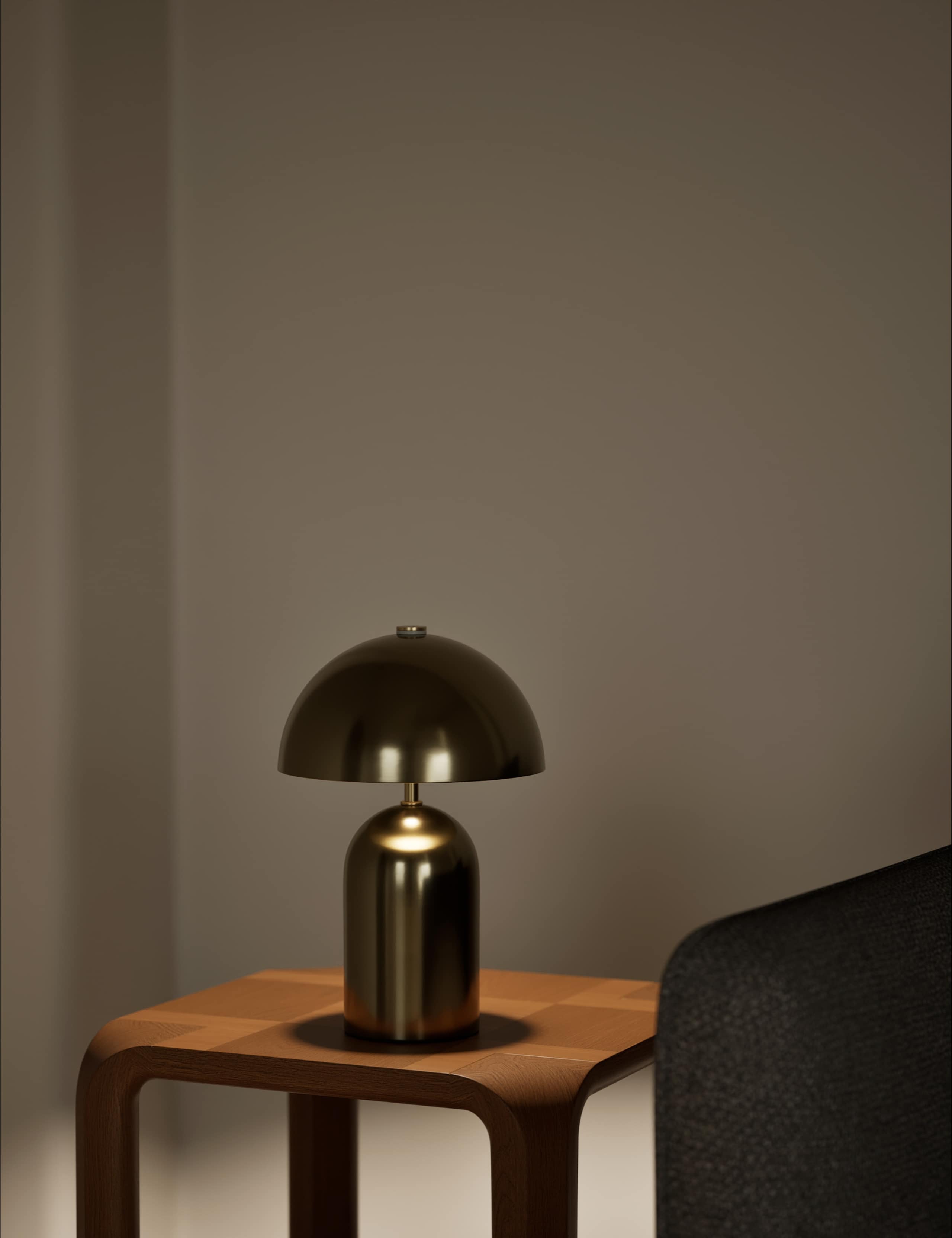 Colby Rechargeable Metal Table Lamp 2 of 5