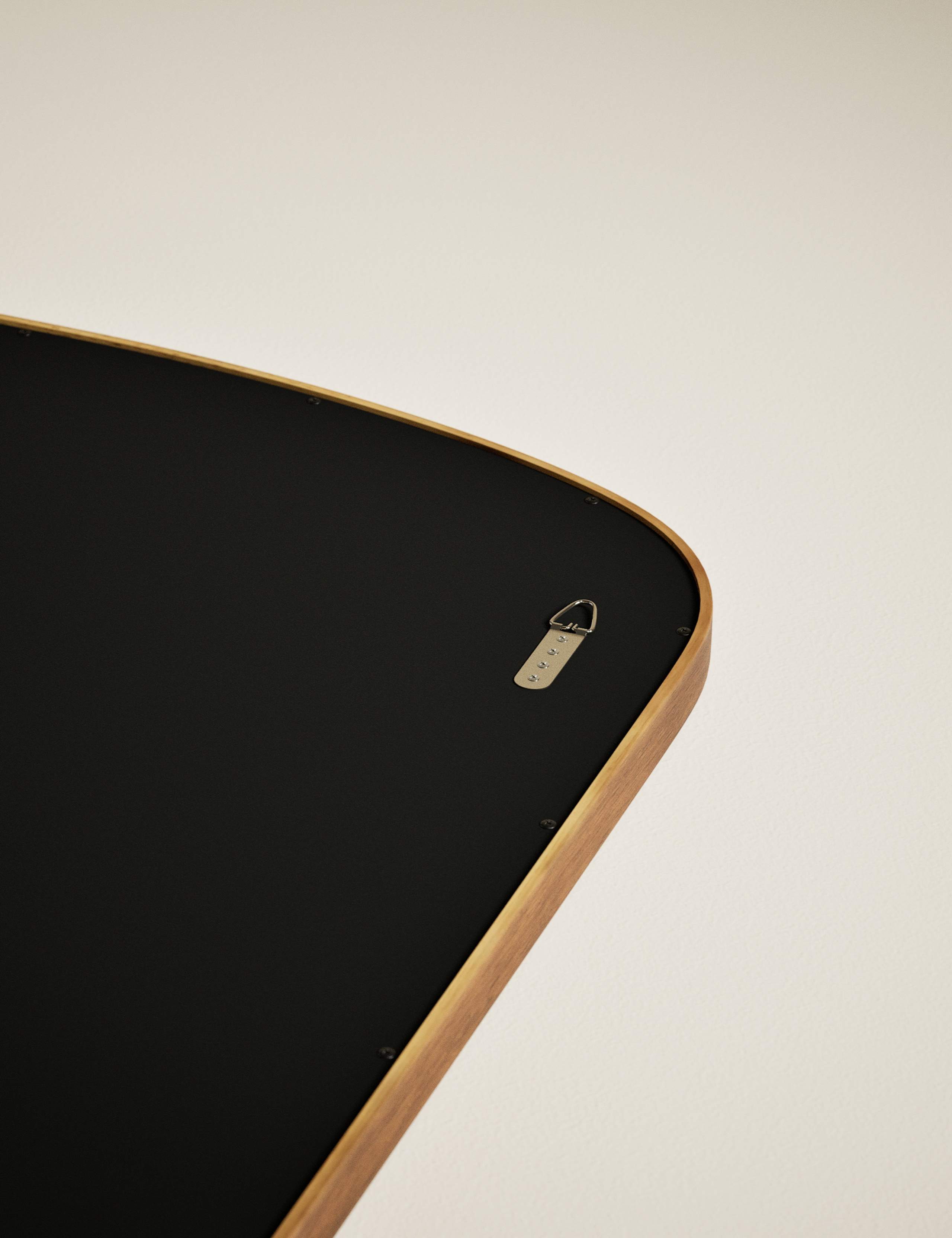 Wooden Rounded Overmantle Wall Mirror 3 of 6