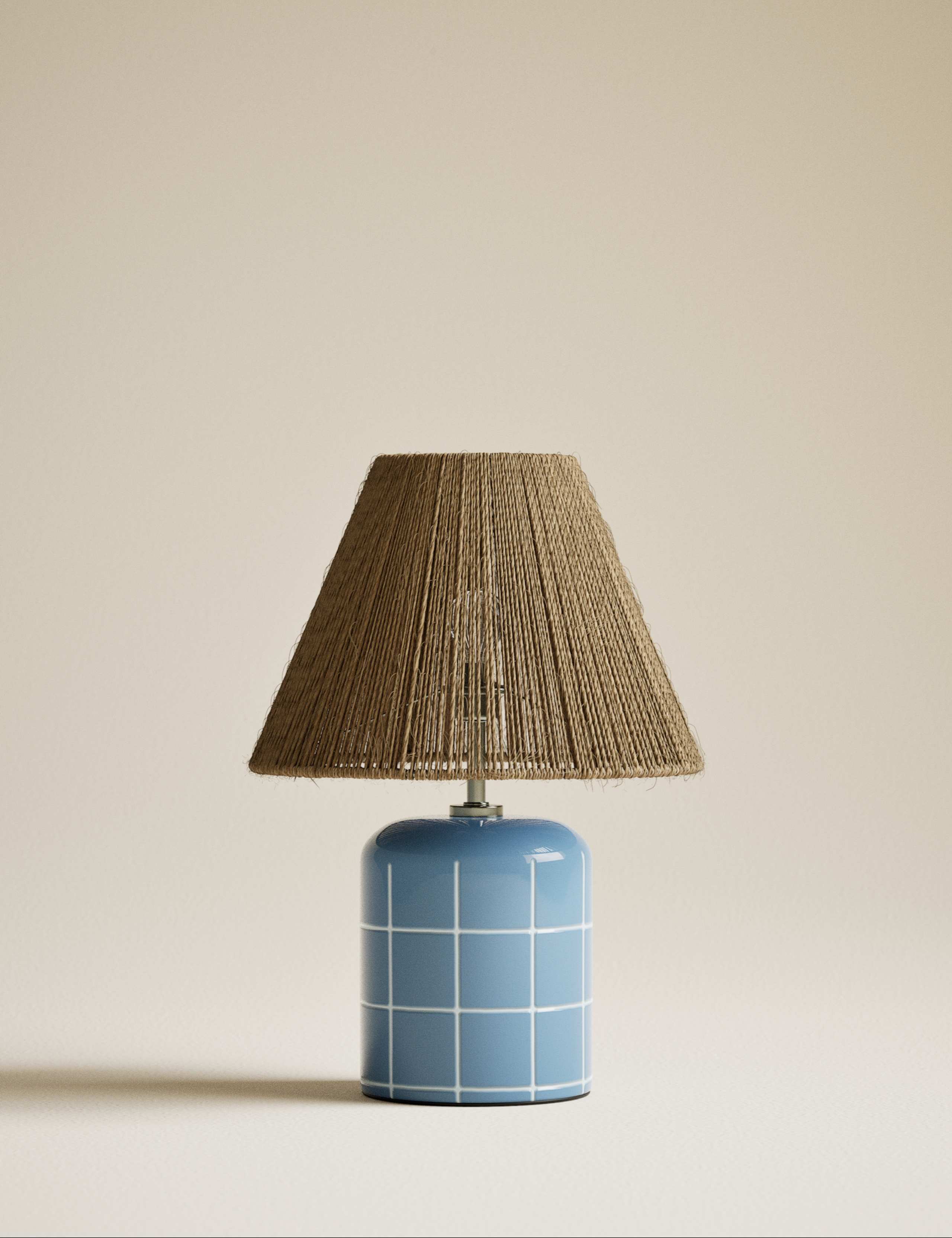 Rechargeable Ceramic Tile Table Lamp 3 of 5