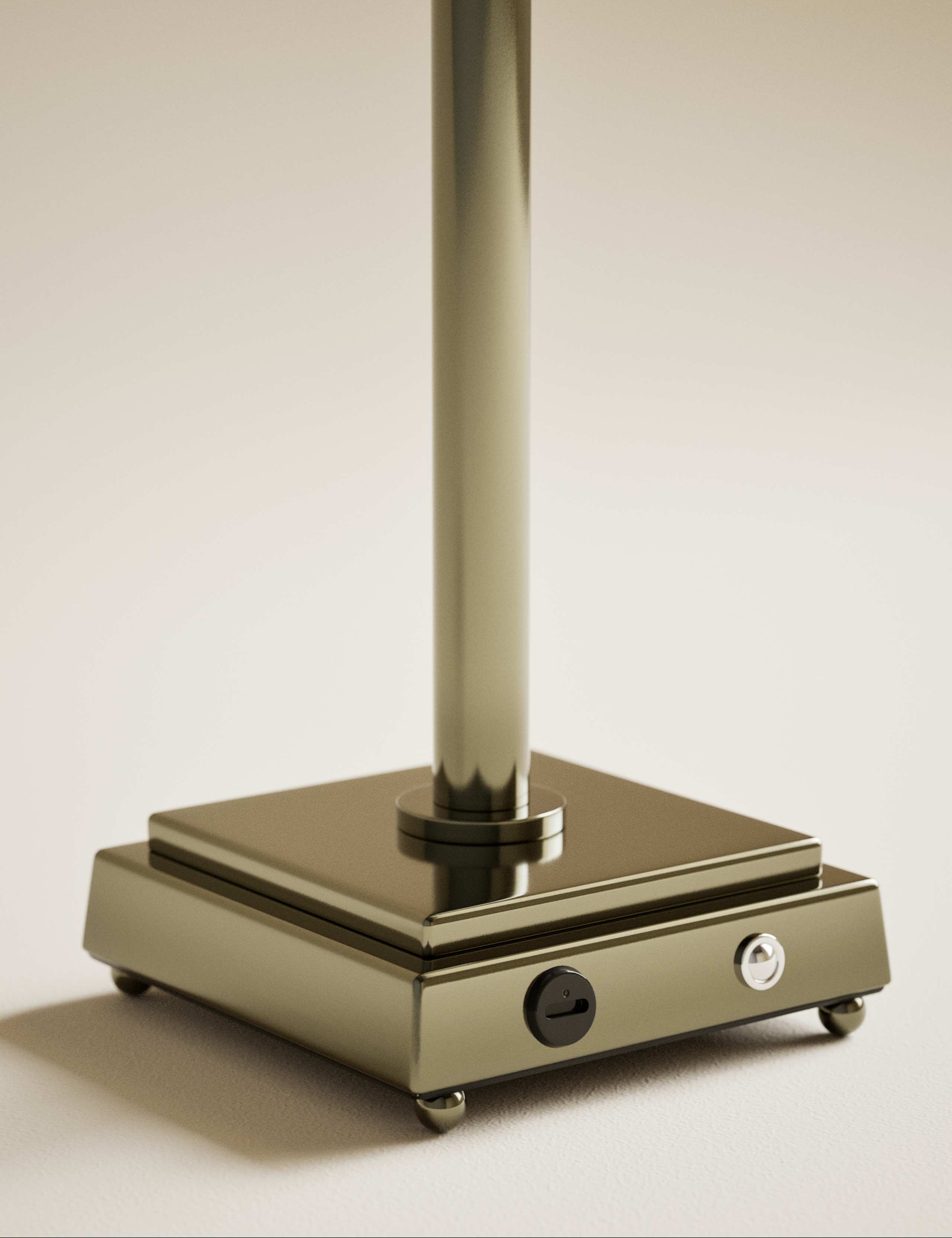 Rechargeable Brass Table Lamp 4 of 5