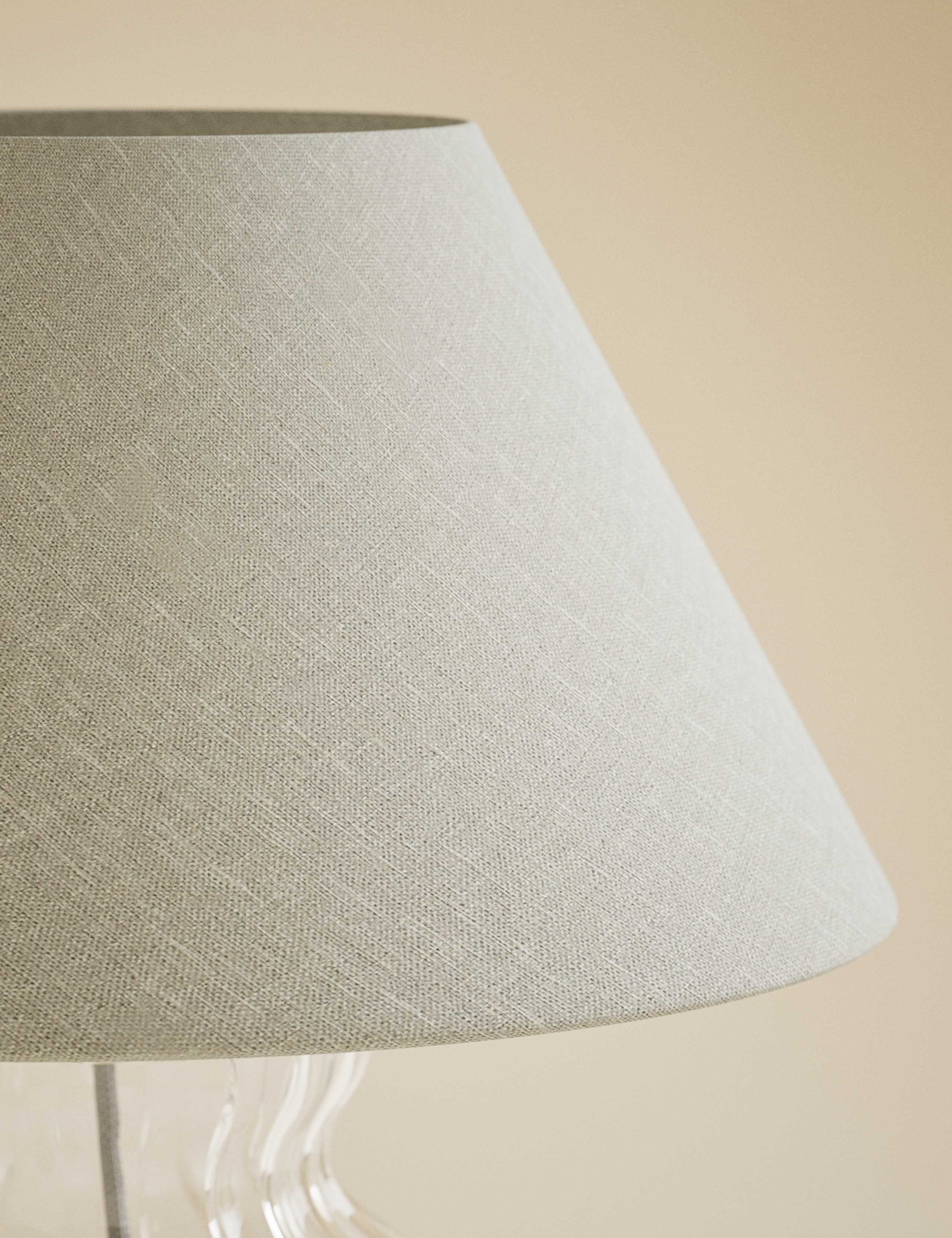 Glass Fluted Table Lamp 5 of 5