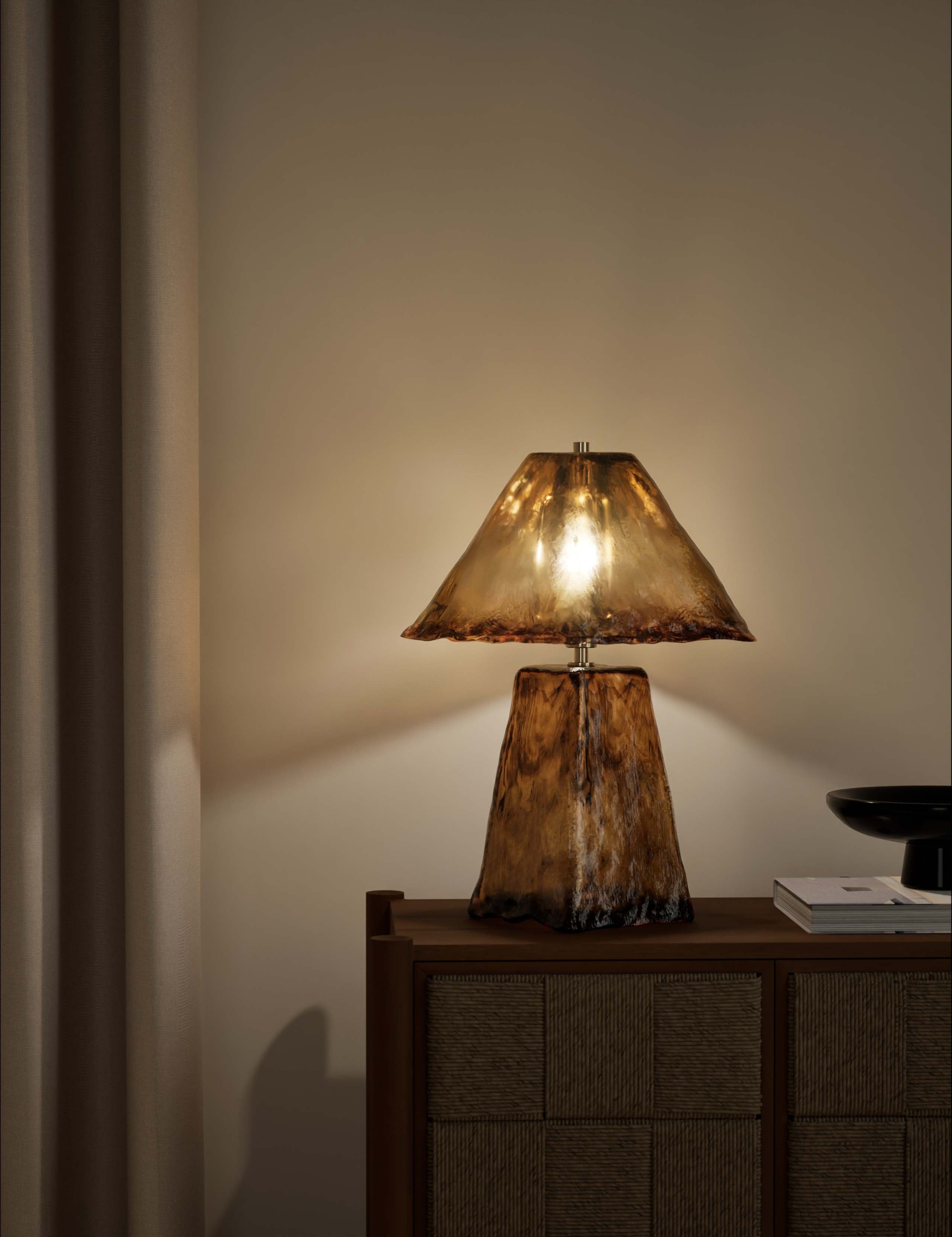 All Over Glass Table Lamp 2 of 2