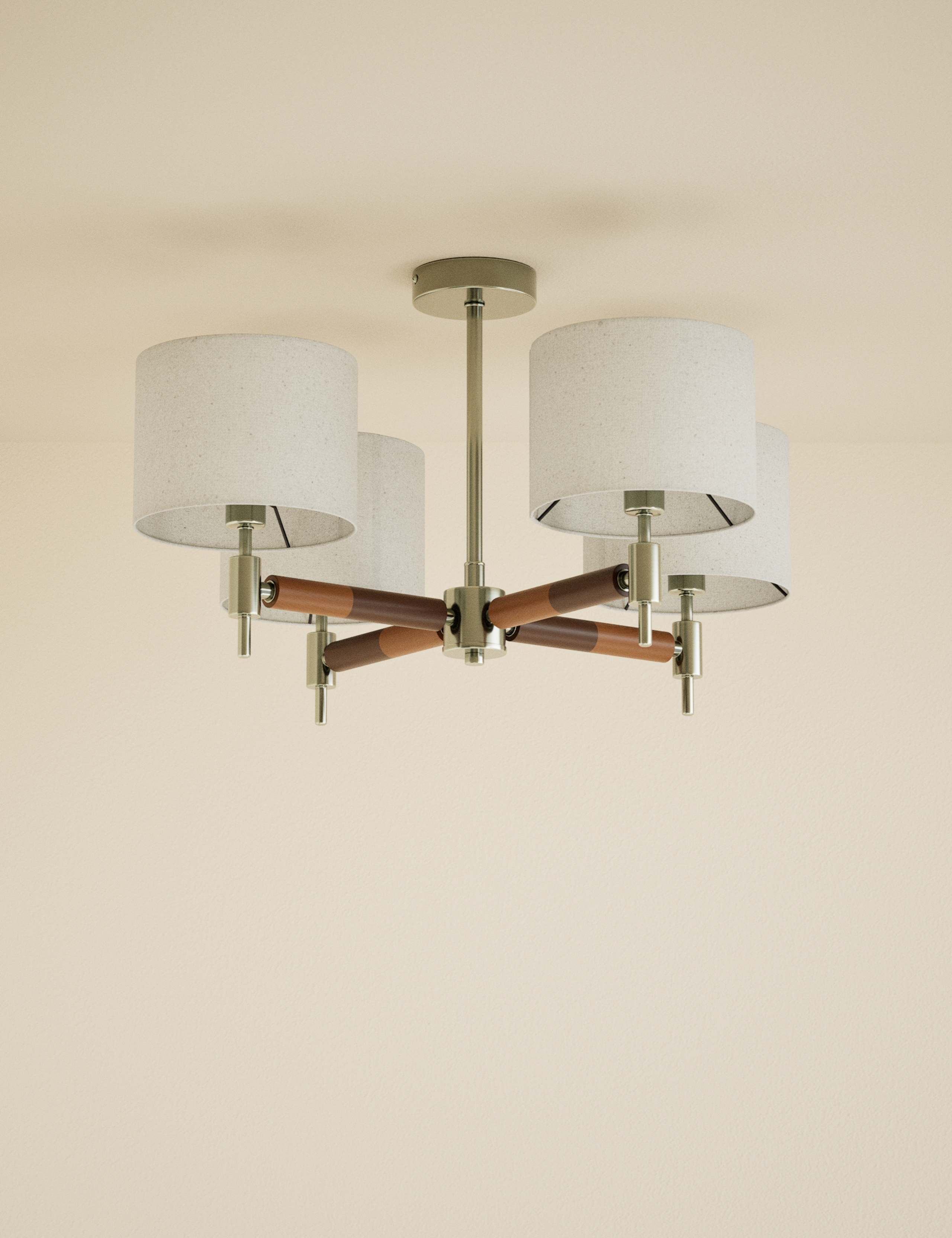 Marlowe Metal Flush Ceiling Light 3 of 5