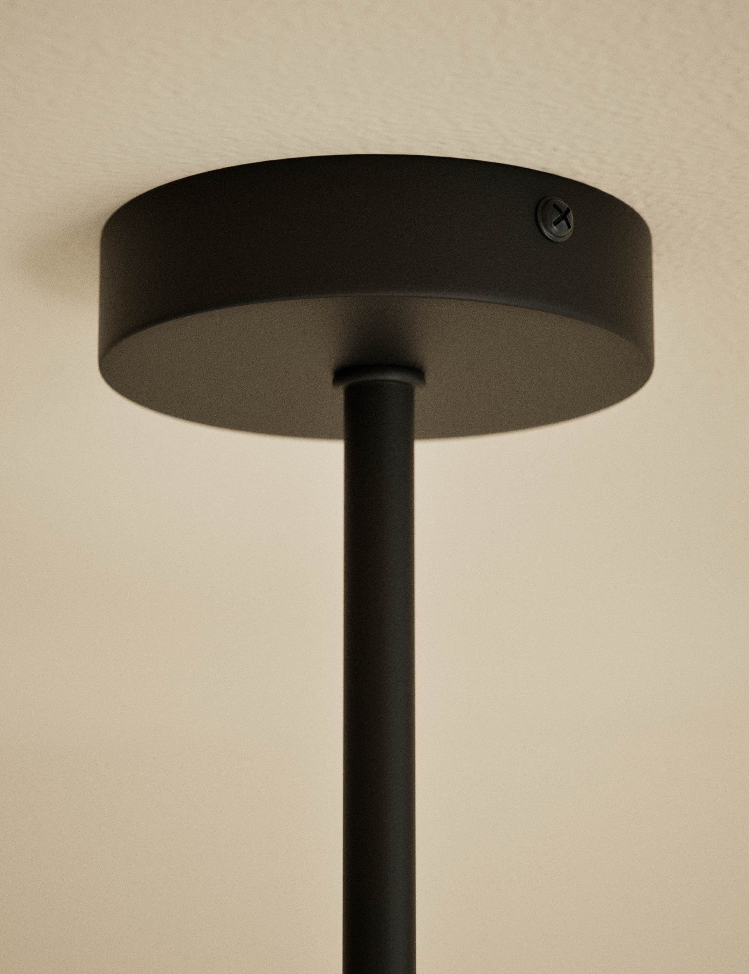 Sputnik Bubble Glass 5 Arm Flush Ceiling Light 4 of 5