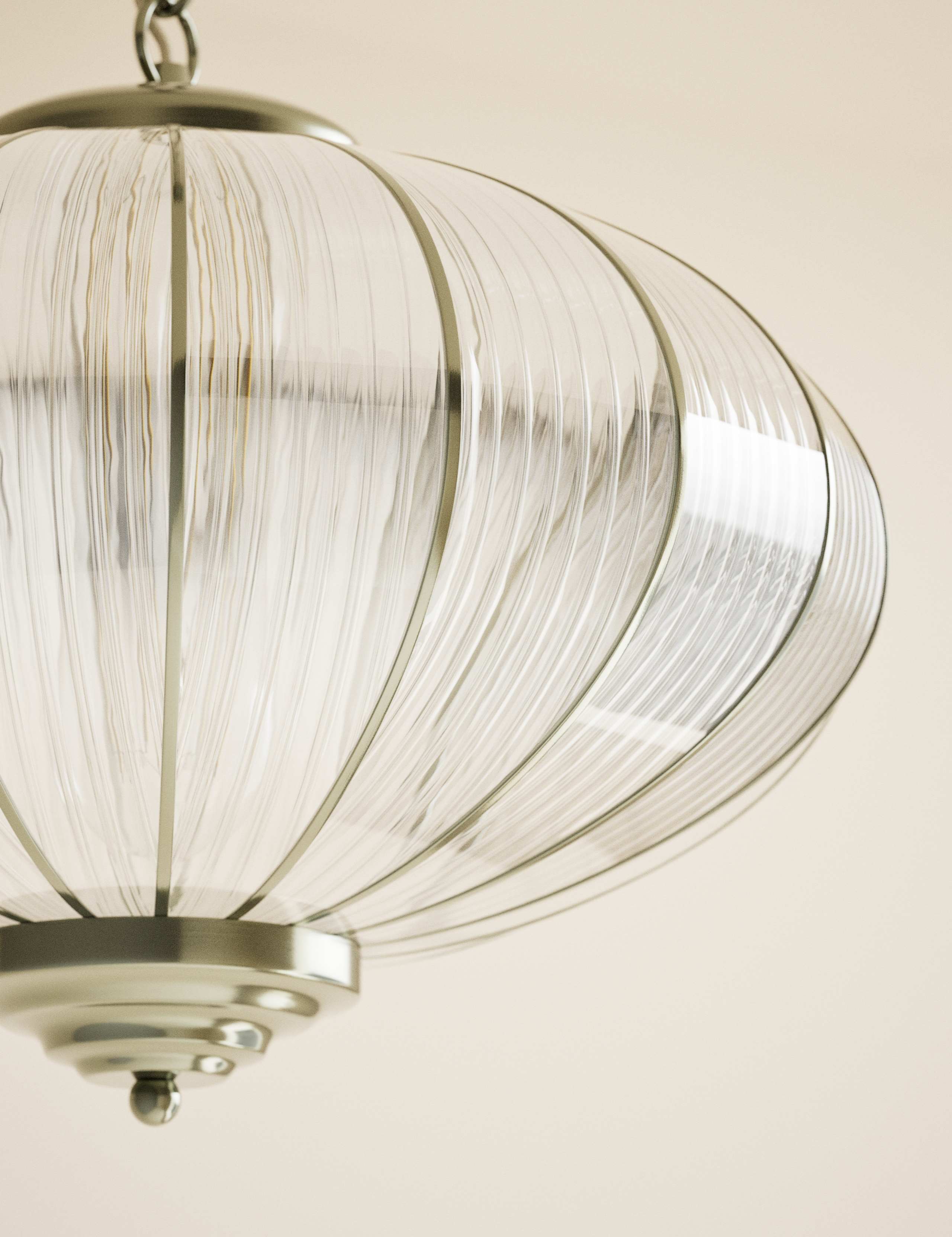 Gemball Glass Ribbed Pendant Light 6 of 6